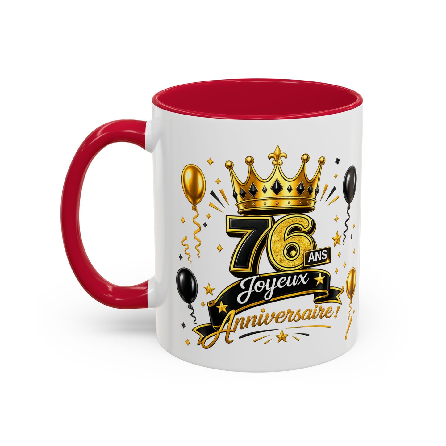 Mug Joyeux 76 Ans – Tasse Anniversaire 76 Ans – Cadeau Original pour Femme Homme – Idée Cadeau 76e Anniversaire