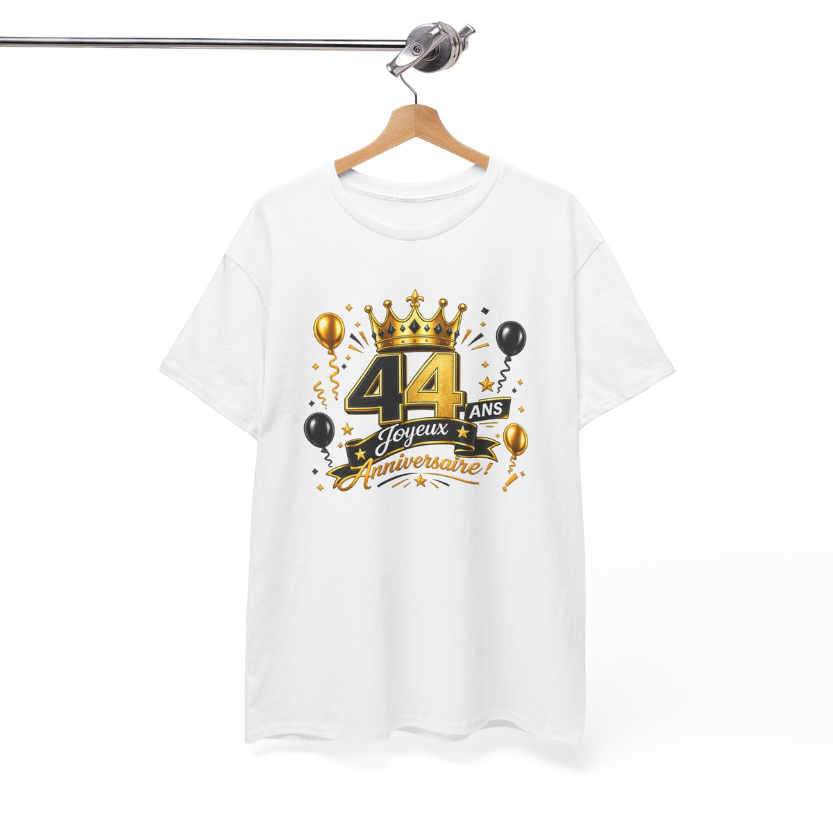 Tee Shirt Anniversaire 44 Ans Homme et Femme – Joyeux Anniversaire – Cadeau 44 Ans