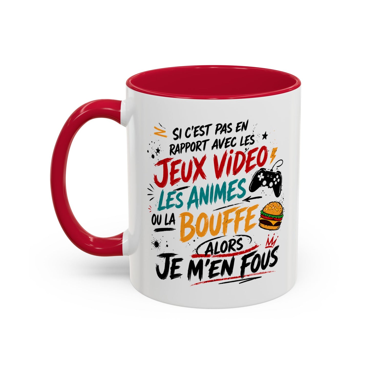 Mug Gamer Homme Humour – Tasse Jeux Vidéo Animés Bouffe – Cadeau Geek Original Gaming 325ml