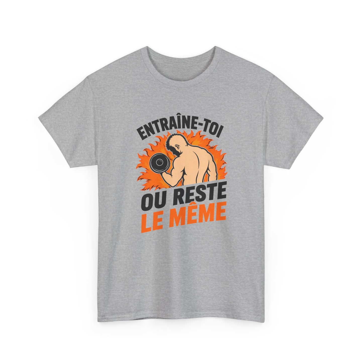 T-Shirt Homme Musculation Fitness – Entraînement Force Motivation Sport – Cadeau Muscu Homme