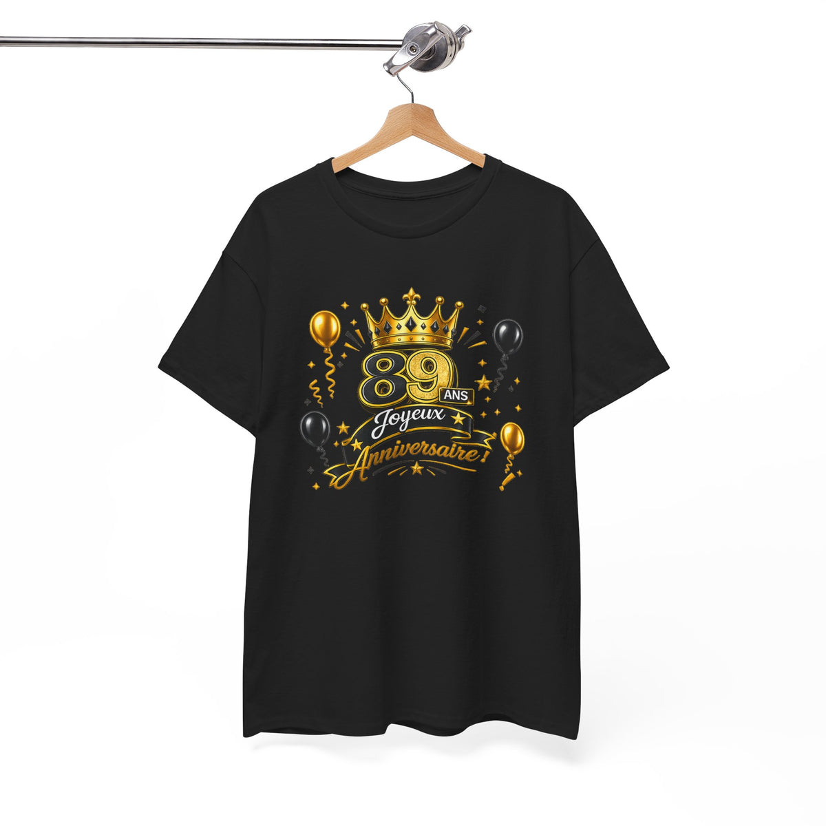 Tee Shirt Anniversaire 89 Ans Homme et Femme – Joyeux Anniversaire – Cadeau 89 Ans