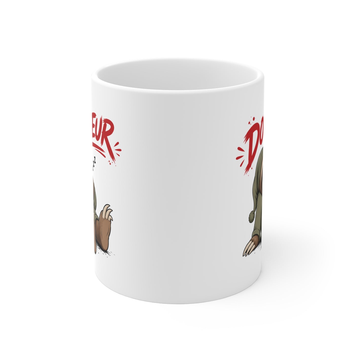 Tasse Dormeur Homme – Mug Humour Paresseux Fatigué – Cadeau Drôle Homme 325ml