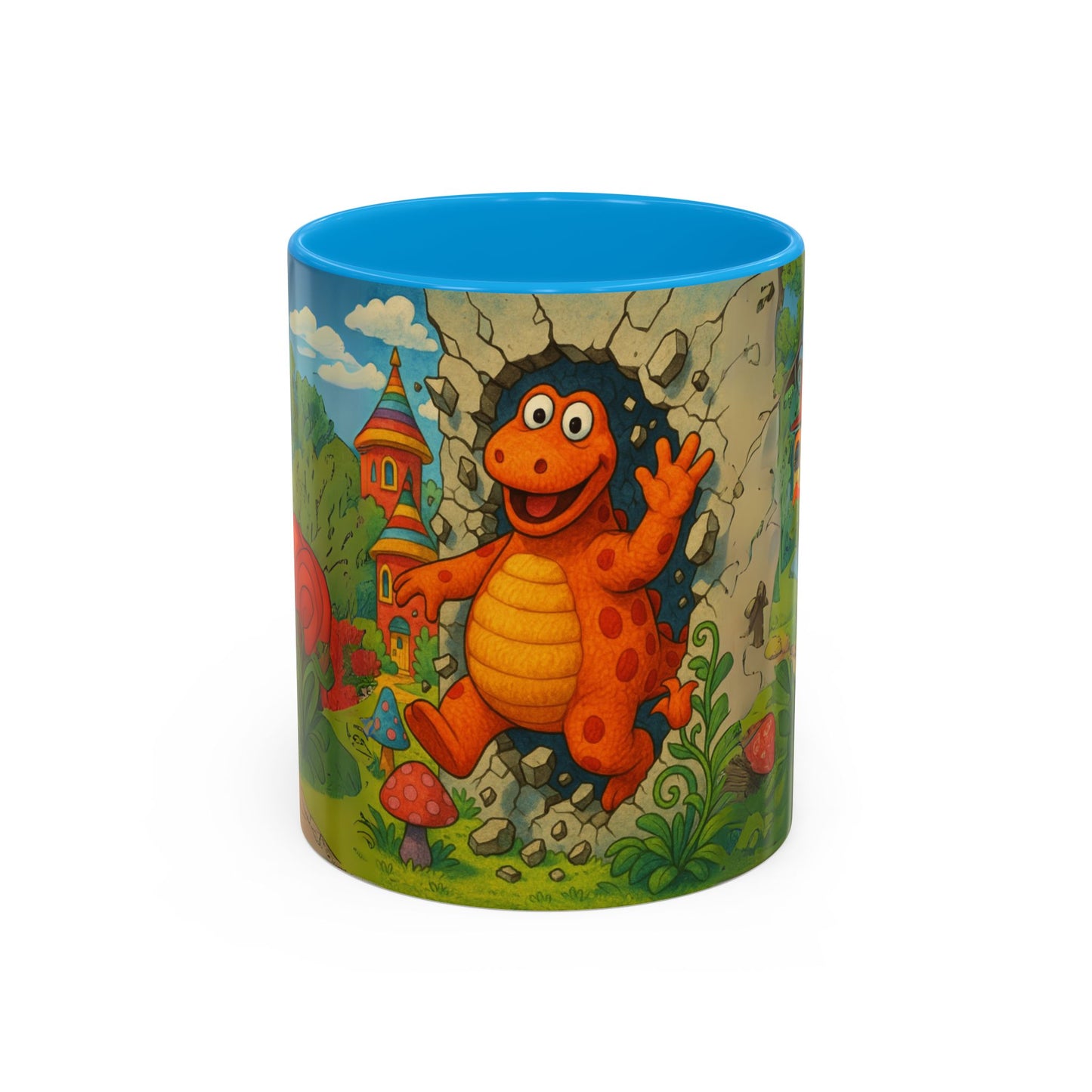 Mug Casimir Entrée Détonante dans l’Île aux Enfants Idée Cadeau pour Enfant et Adulte Noir Bleu Rouge