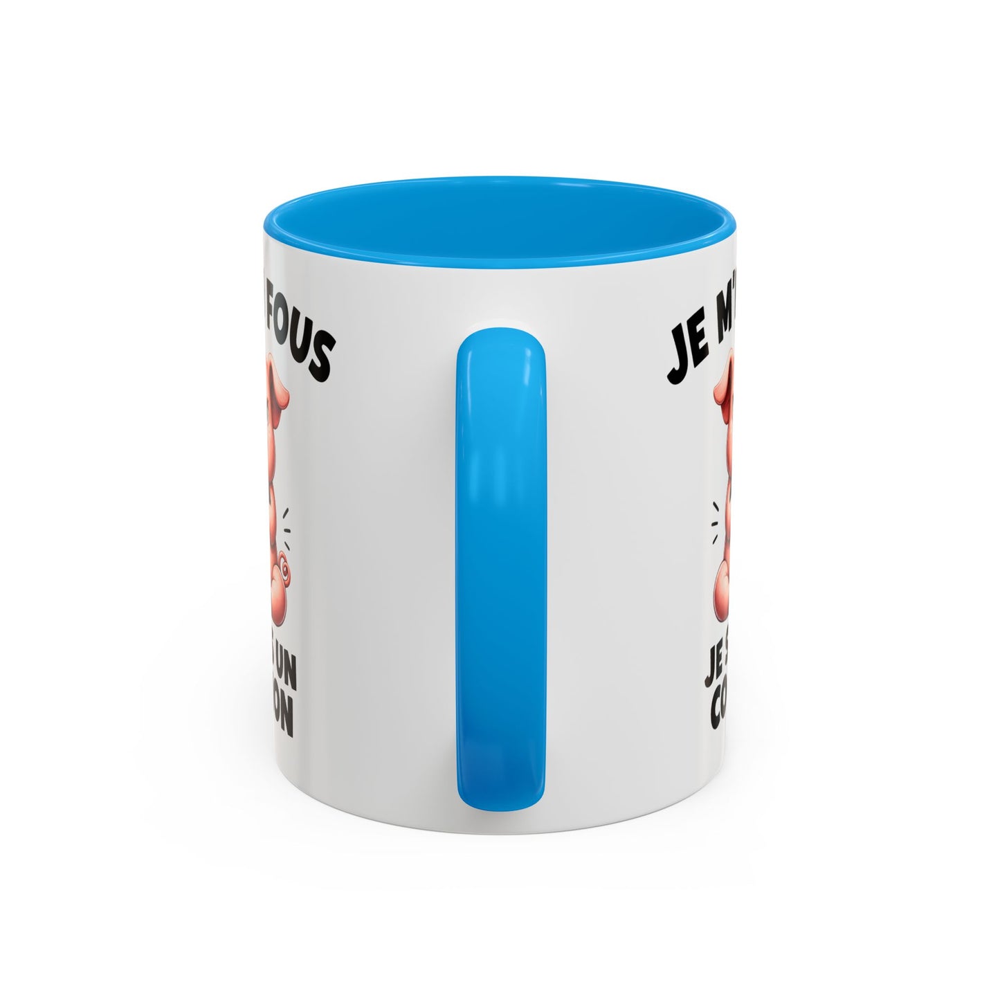 Tasse Je M’En Fous Je Suis un Cochon – Mug Cochon Humoristique – Cadeau Femme Homme Amoureux des Animaux 325ml