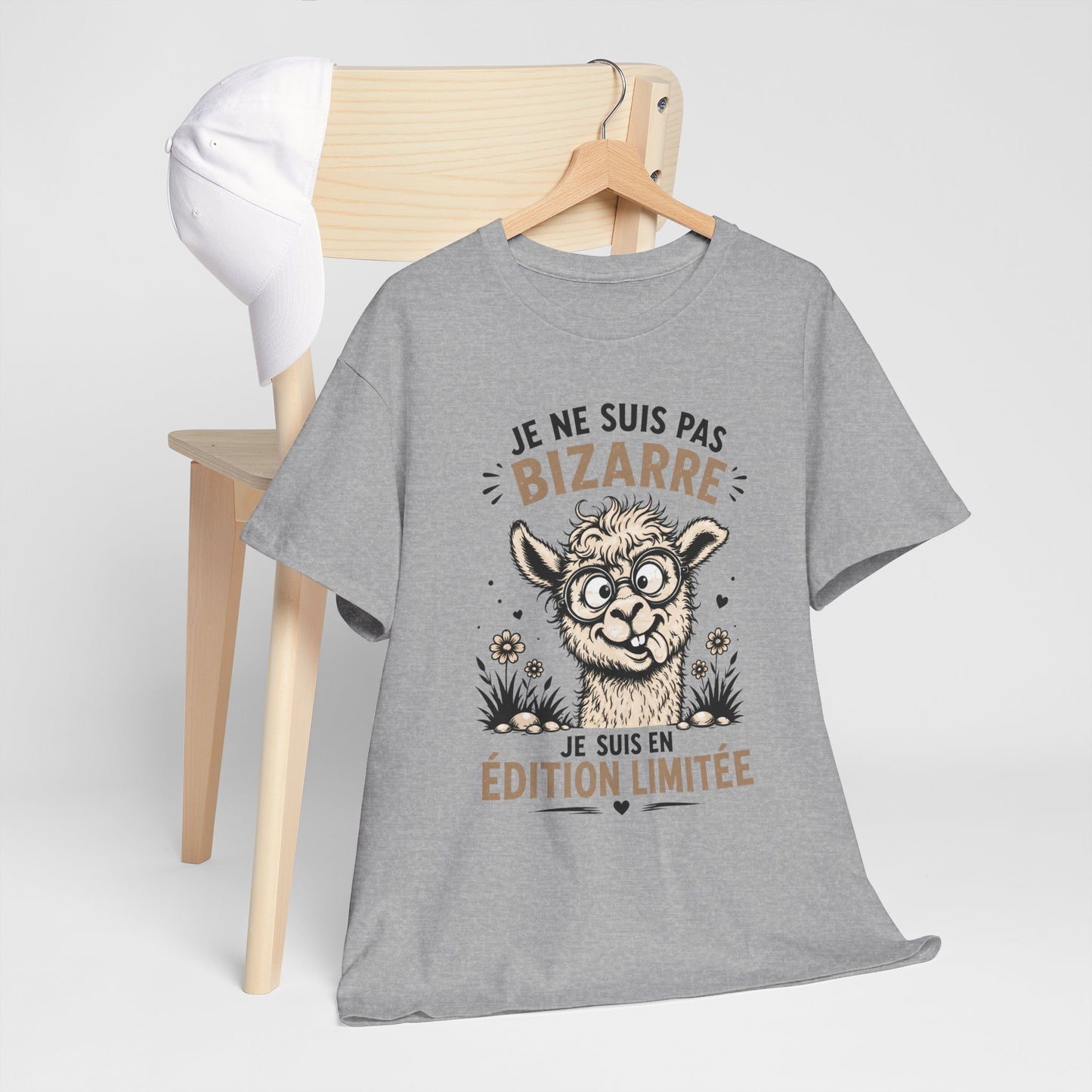 Tee-Shirt Humour Homme et Femme – Lama Drôle Original – Cadeau Amusant Anniversaire pour Amateur d’Animaux