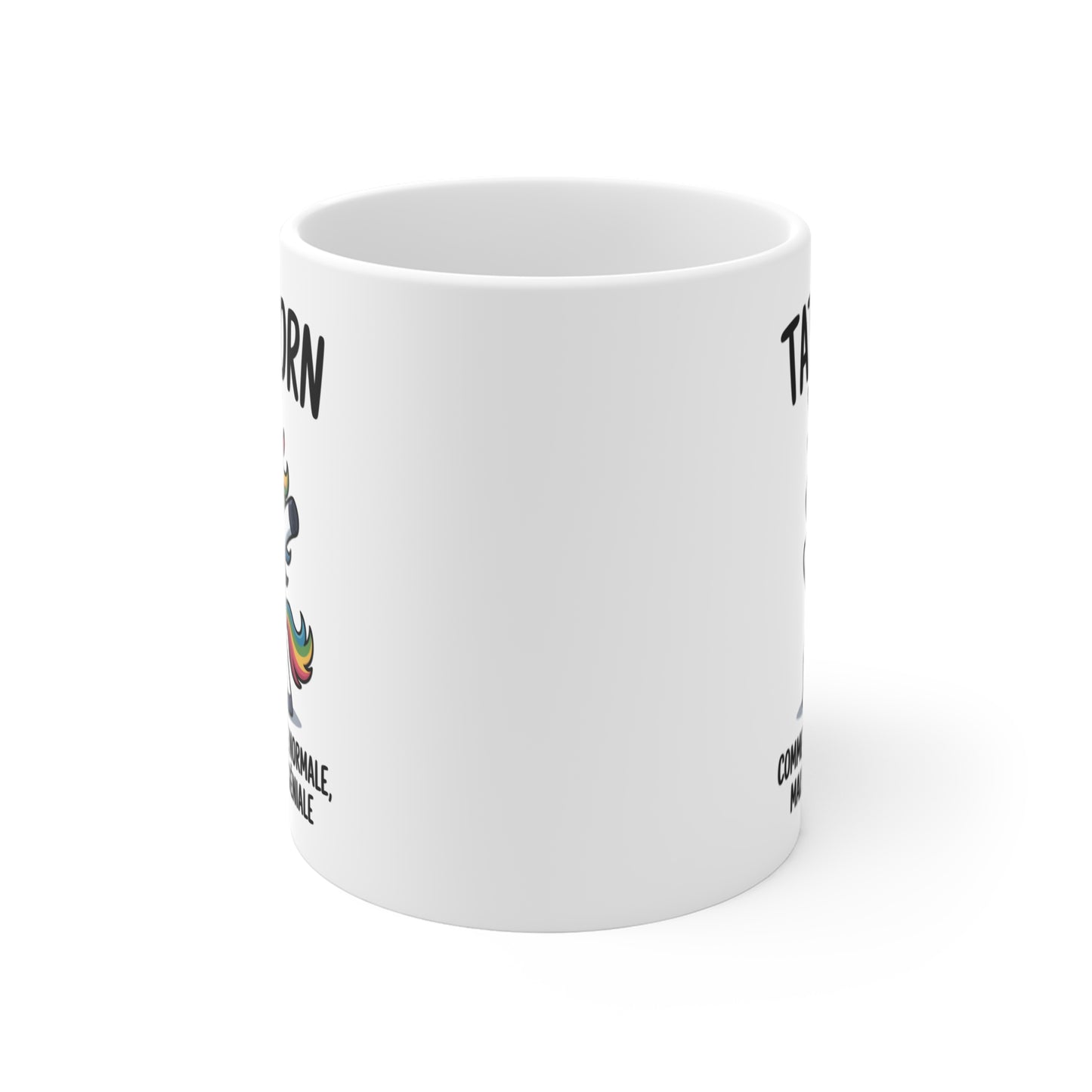 Tasse Céramique 325ml “Tatiecorn” – Mug Licorne Arc-en-Ciel – Cadeau Humour Original