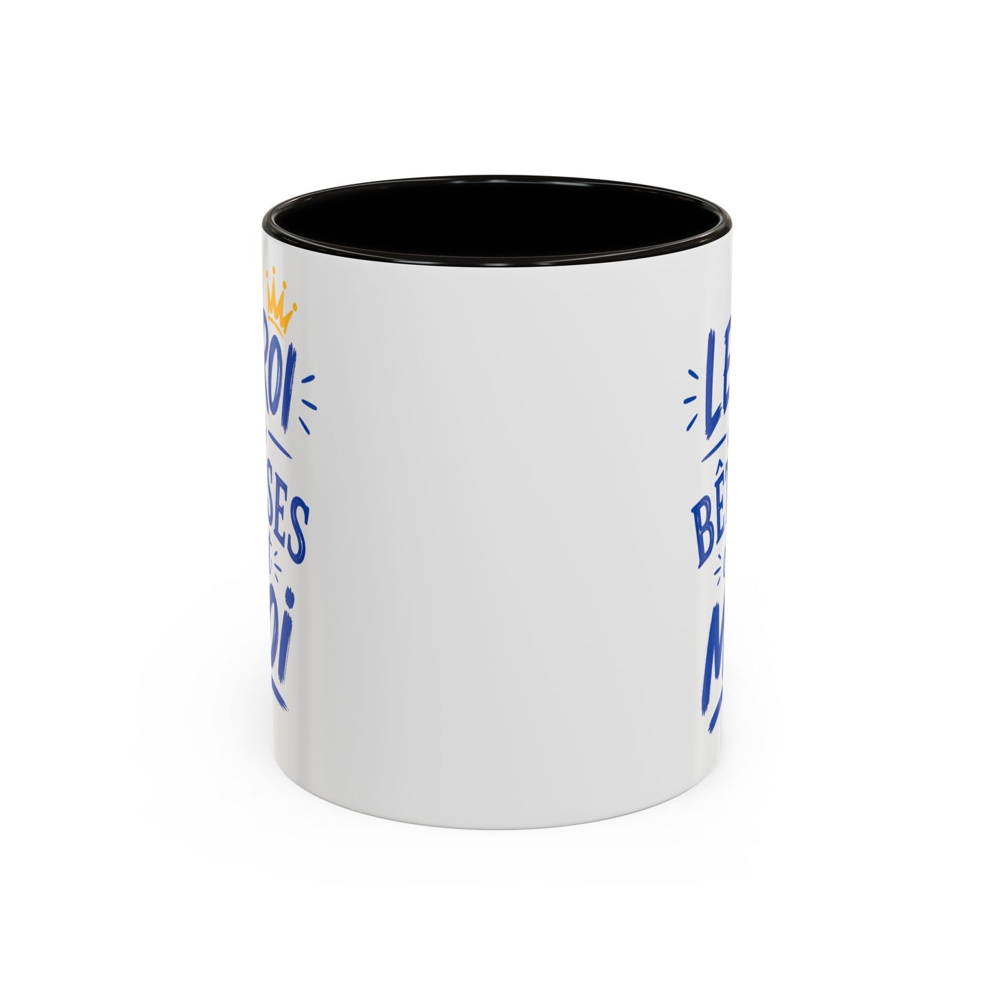 Mug Homme Humour – Tasse Drôle Le Roi des Bêtises c’est Moi – Cadeau Original Homme Anniversaire Noël 325ml