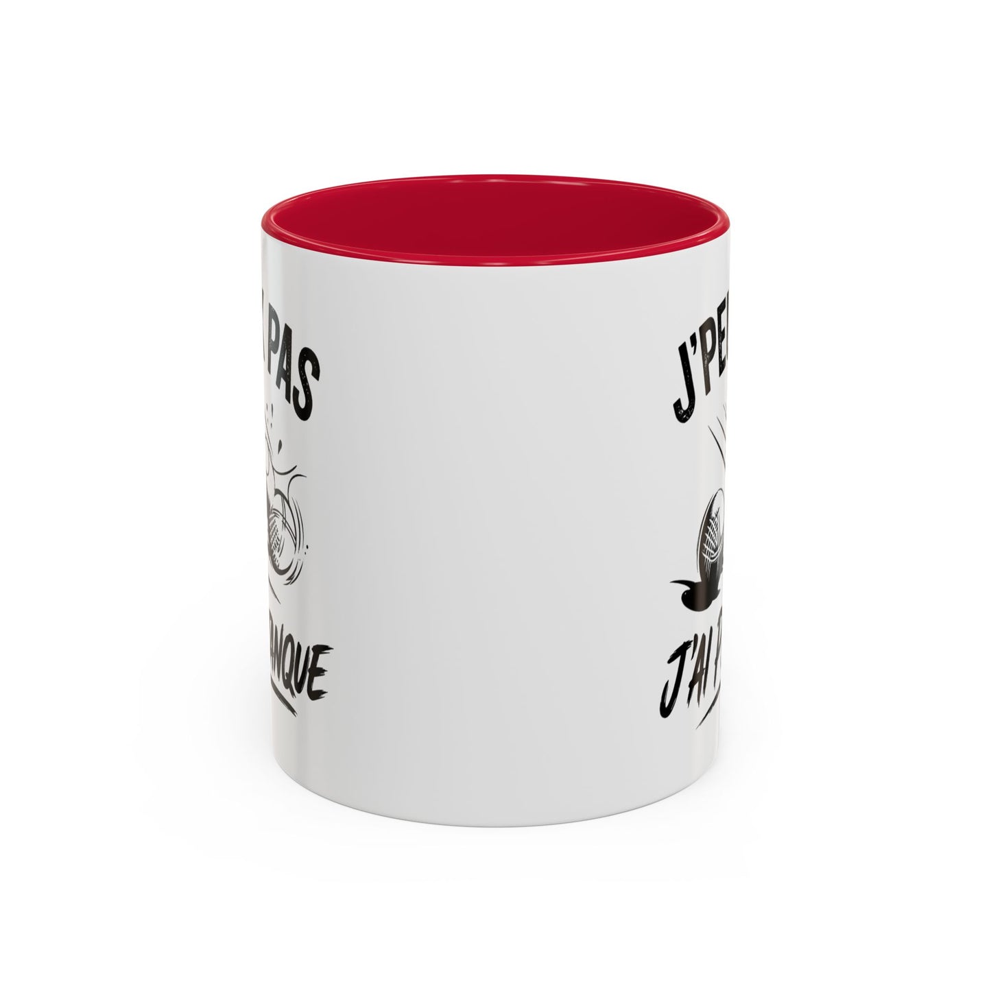 Mug Pétanque Humour – J’Peux Pas J’ai Pétanque – Tasse Drôle Joueur de Pétanque Cadeau Homme Femme Céramique 325ml