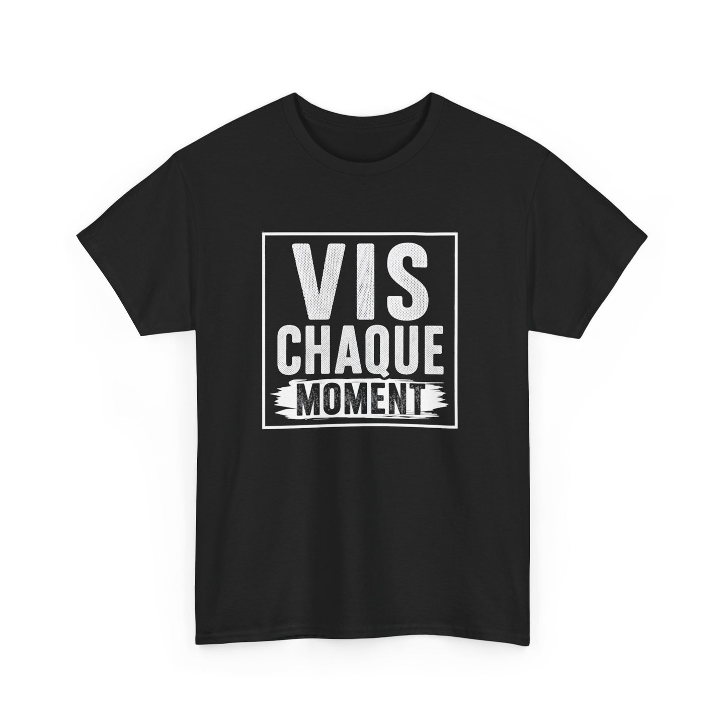 T-Shirt Homme et Femme Motivation Positive – Message Inspirant Vie et Bonheur – Cadeau Original