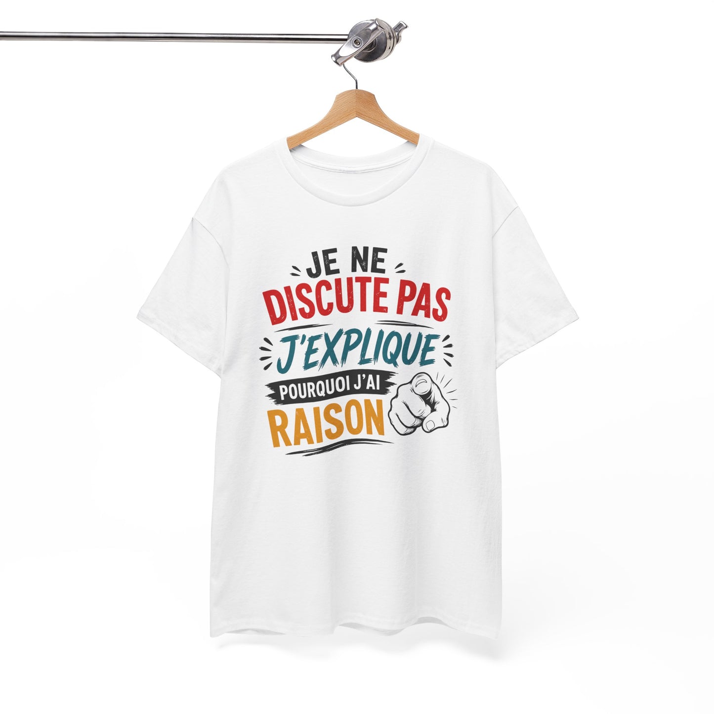 Tee-Shirt Humour Homme et Femme – Citation Drôle Caractère Fort – Cadeau Original Amusant pour Collègue Ami Famille
