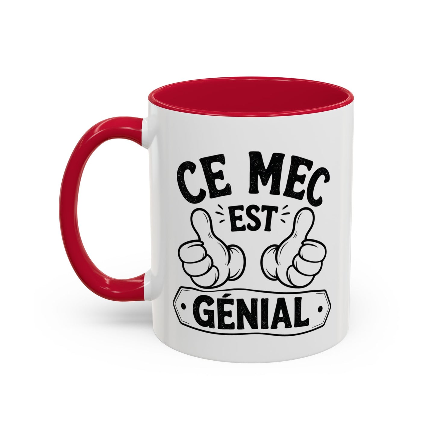 Mug Humour Homme – Ce Mec Est Génial – Tasse Drôle et Fun Cadeau Original Céramique 325ml Noir