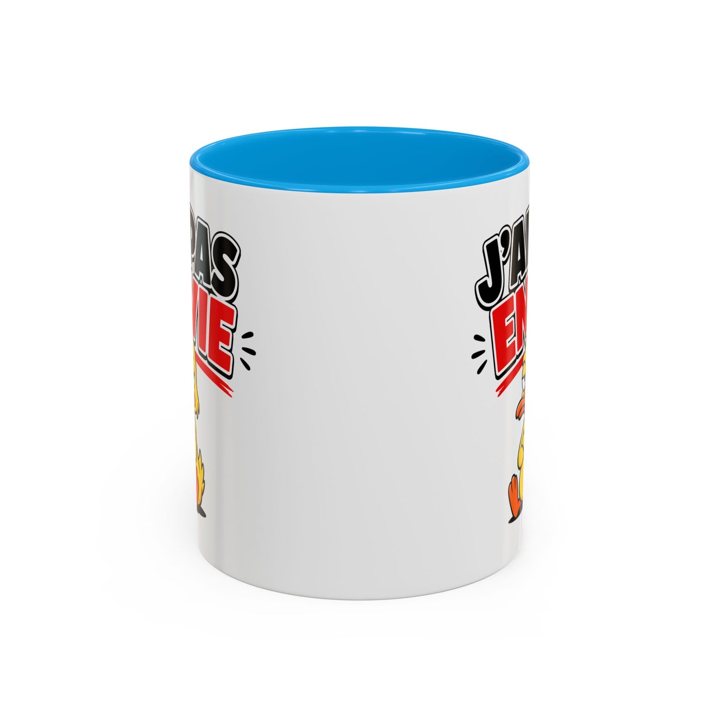 Mug Drôle J’ai Pas Envie – Tasse Humoristique avec Canard Boudeur – Cadeau Humour Bureau Travail Café 325ml