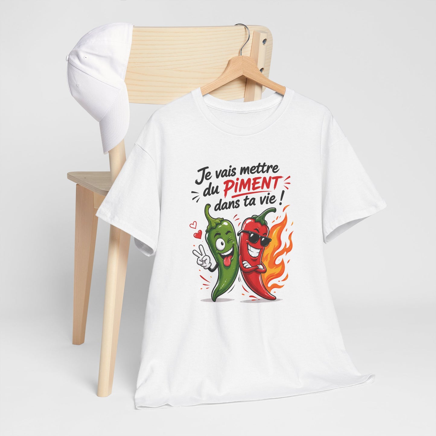 Tee Shirt Piment Homme et Femme – Je Vais Mettre du Piment dans ta Vie – T-Shirt Humour