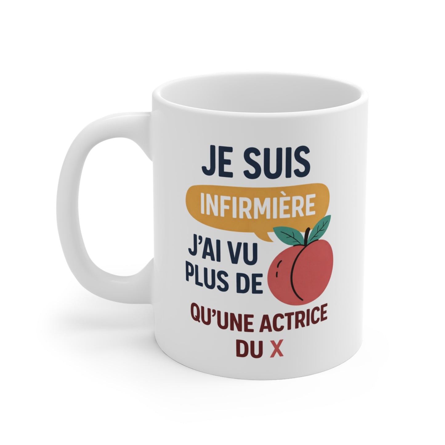 Tasse Infirmière Humour – Mug Métier Soignante Drôle – Cadeau Original Hôpital Clinique 325ml