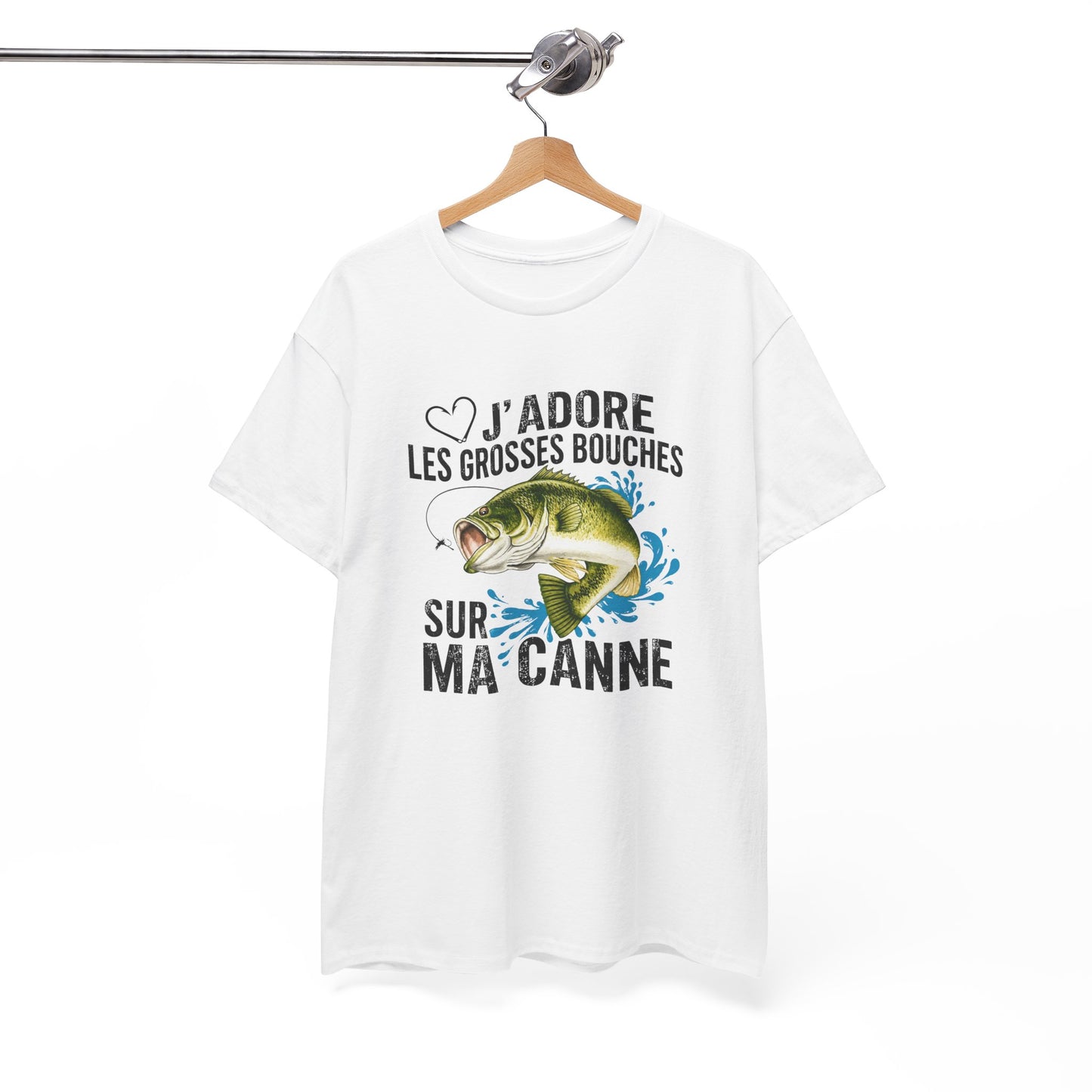 T-Shirt Pêche Homme – Cadeau Pêcheur Humour – Passion Poisson Canne à Pêche – Idée Cadeau Pêche Sportive Anniversaire Papa