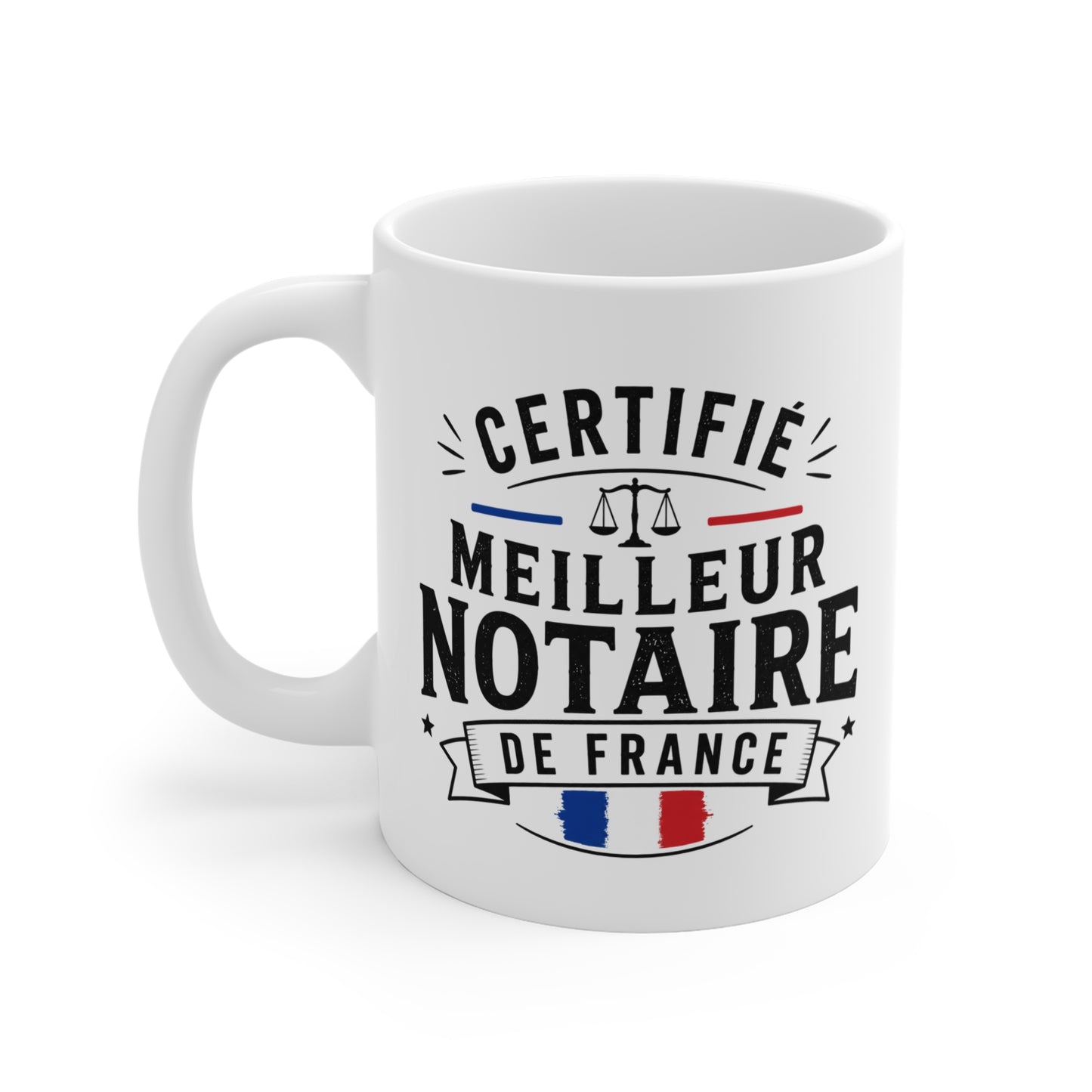 Mug Notaire Homme – Tasse Métier Juridique Justice Droit – Idée Cadeau Original Professionnel France