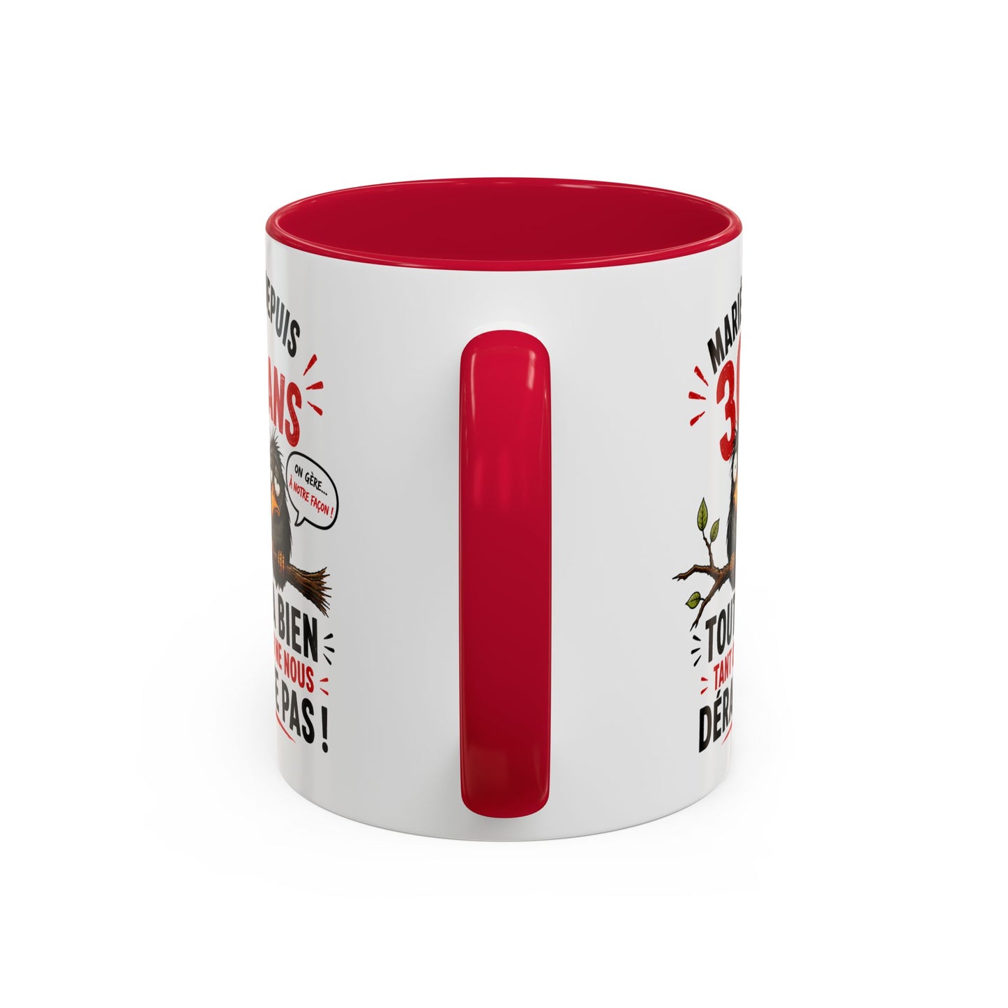 Tasse Mariés Depuis 30 Ans – Mug Humour Anniversaire de Mariage Homme Femme – Cadeau Couple 30 Ans de Mariage 325 ml