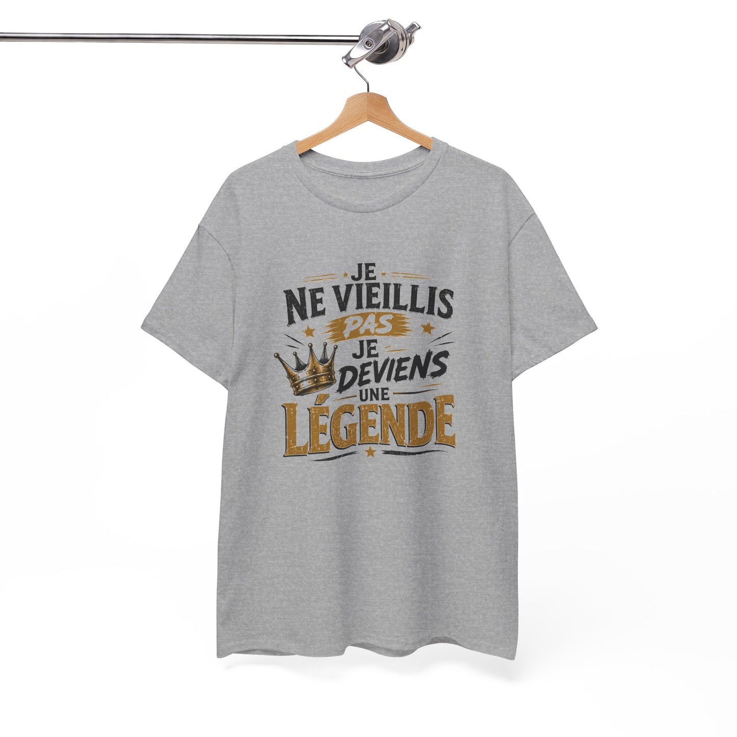 Tee Shirt Homme Légende Humour Couronne Confiance Roi Idée Cadeau Anniversaire Homme Original