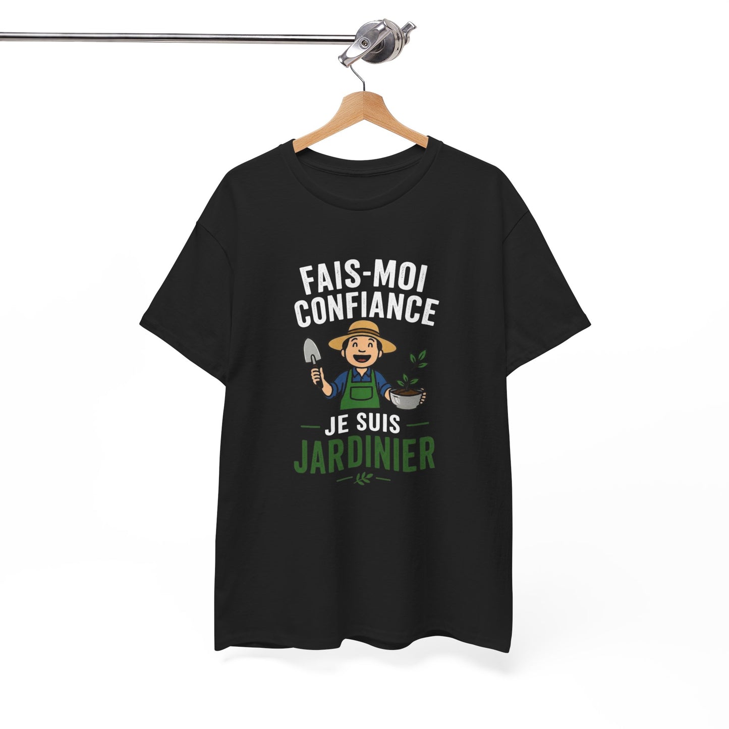 T-Shirt Jardinier Homme Humour – Fais-Moi Confiance Je Suis Jardinier – Tee Shirt Jardinage Drôle Cadeau Passion Jardin