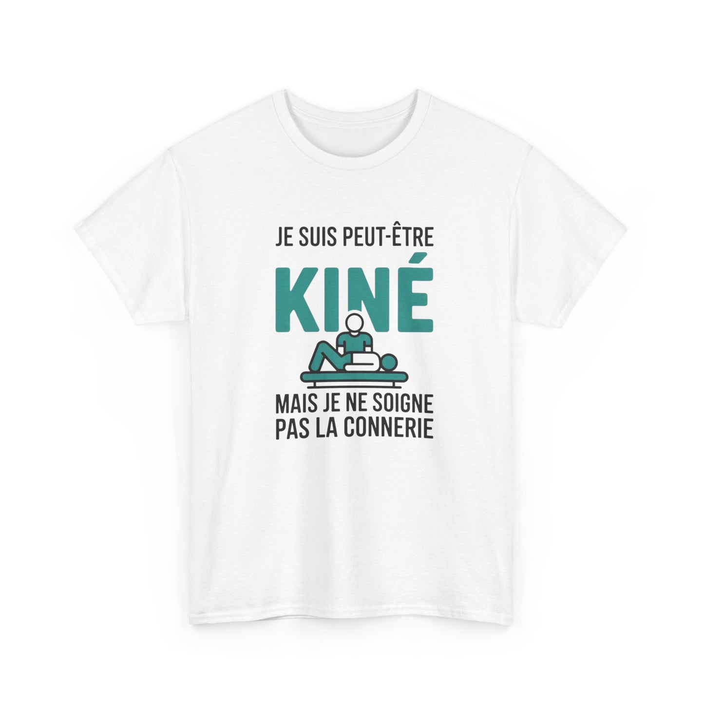 T-Shirt Kiné Humoristique Homme Femme – Tee Shirt Kinésithérapeute Drôle – Cadeau Massage Noir Blanc Gris