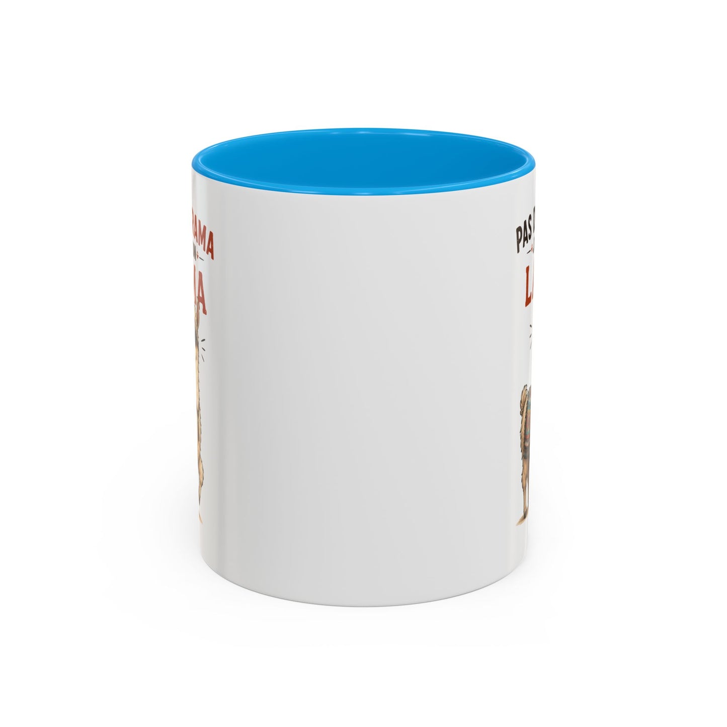 Mug Lama Humoristique – Tasse Animaux Drôle – Cadeau Original Homme et Femme, Ami Collègue Noir Bleu Rouge