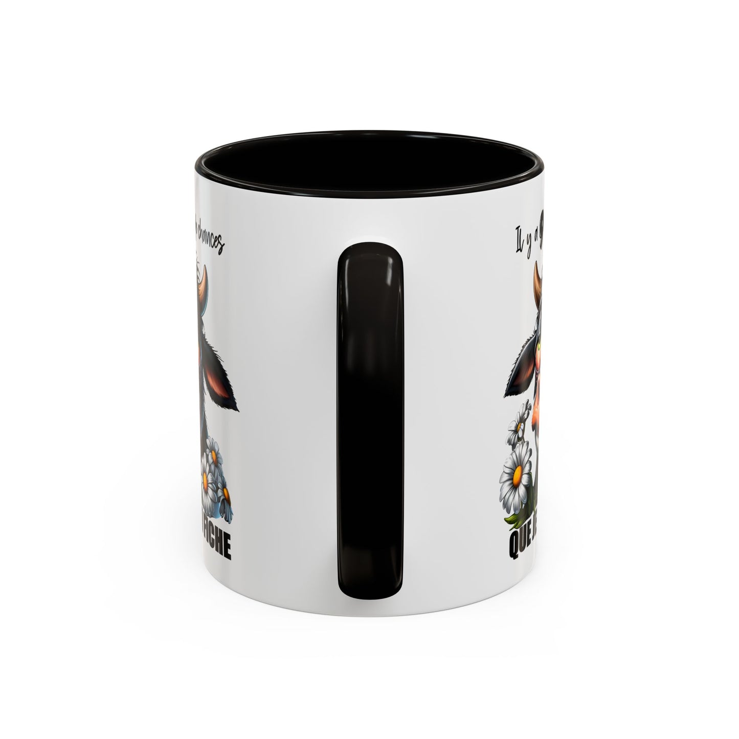 Tasse Il Y A 99% De Chances Que Je M’En Fiche – Mug Humour Vache Drôle Sarcastique 325ml