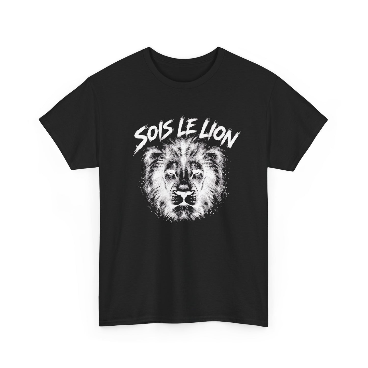 T-Shirt Lion Homme et Femme – Animal Sauvage Force Courage Motivation – Cadeau Amoureux des Lions