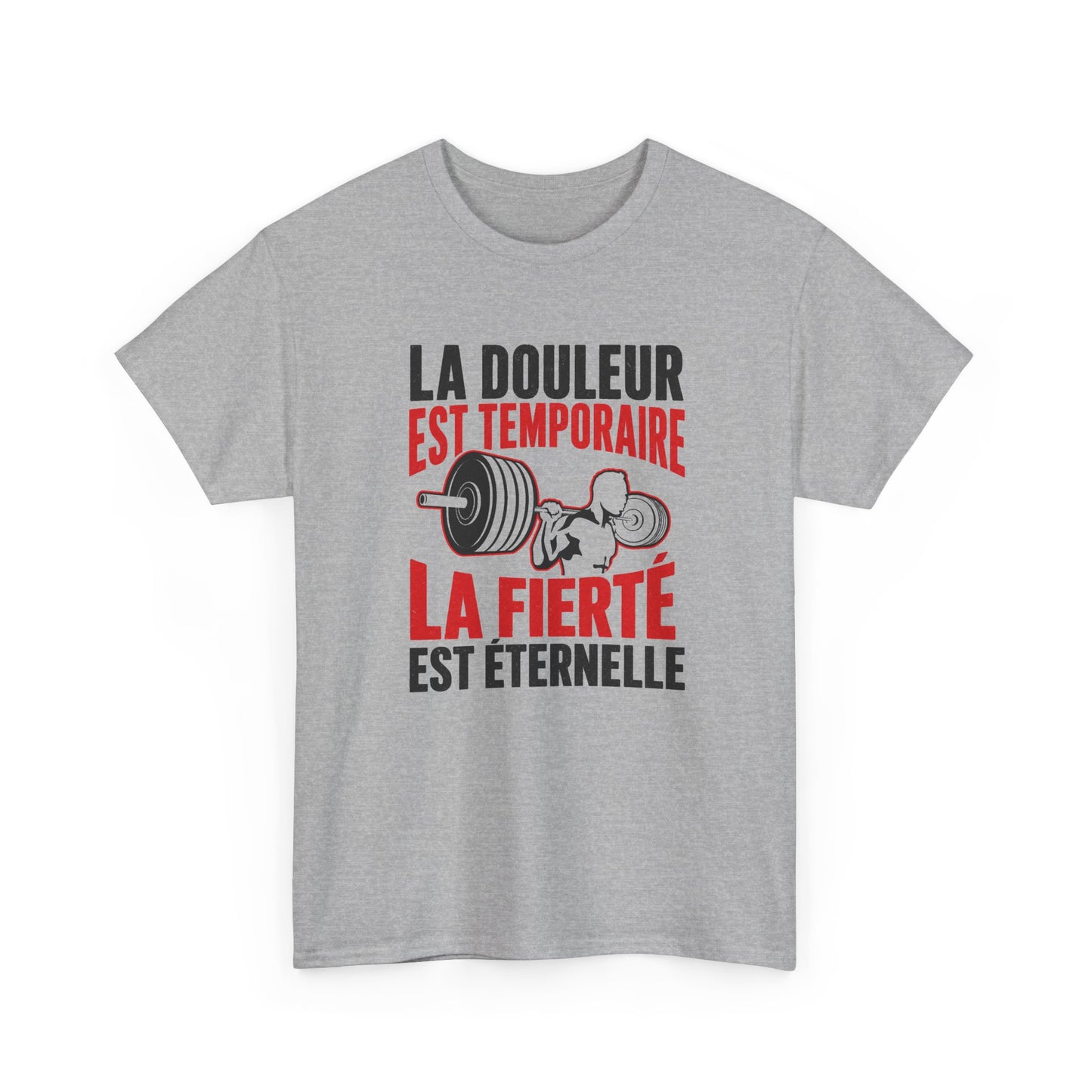 T-Shirt Musculation Homme et Femme – Fitness Muscu Haltérophilie – Sport Entraînement Motivation – Cadeau Sportif