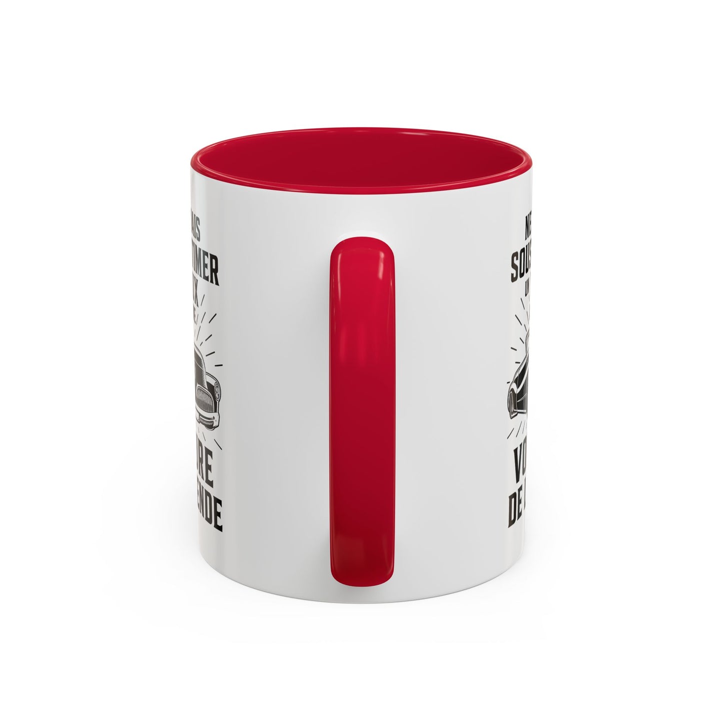 Mug Voiture Homme et Femme – Tasse Passion Automobile Sportive et Voiture de Collection – Idée Cadeau Conducteur Amateur Auto Mécanique – 325 ml Noir Bleu Rouge