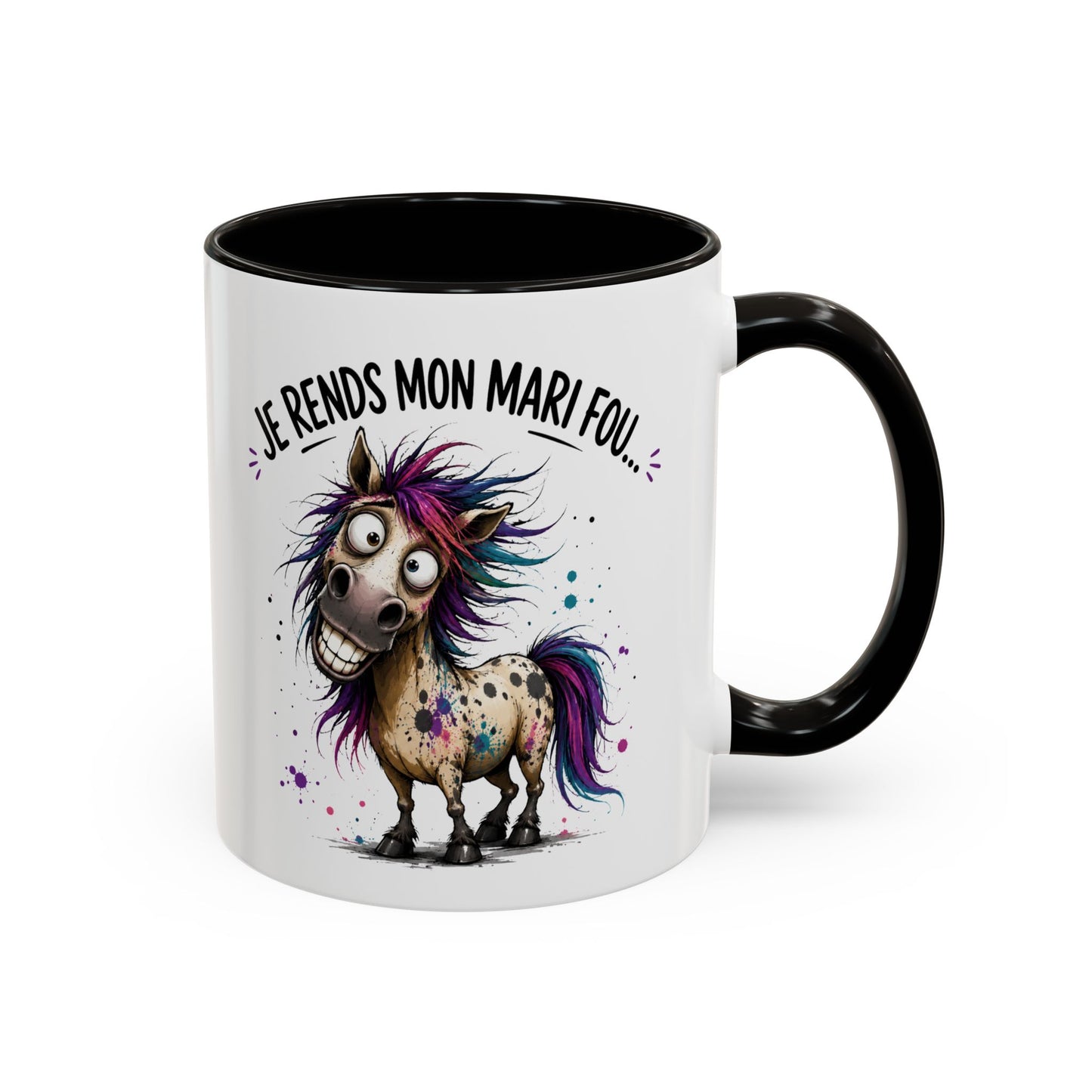 Tasse Je Rends Mon Mari Fou – Mug Humour Femme Mariage Couple – Cadeau Femme Mariée 325ml