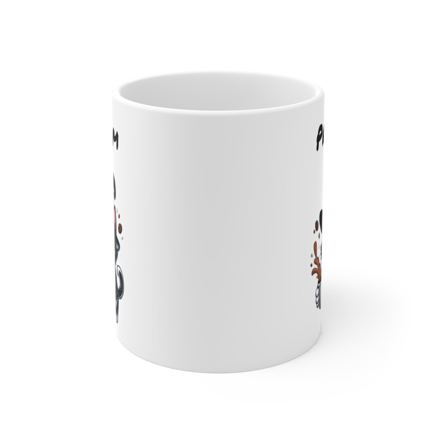 Mug Personnalisé Chat Sorcier Halloween 325ml – Tasse Céramique Prénom Chat Noir et Café – Cadeau Original Fête d’Halloween