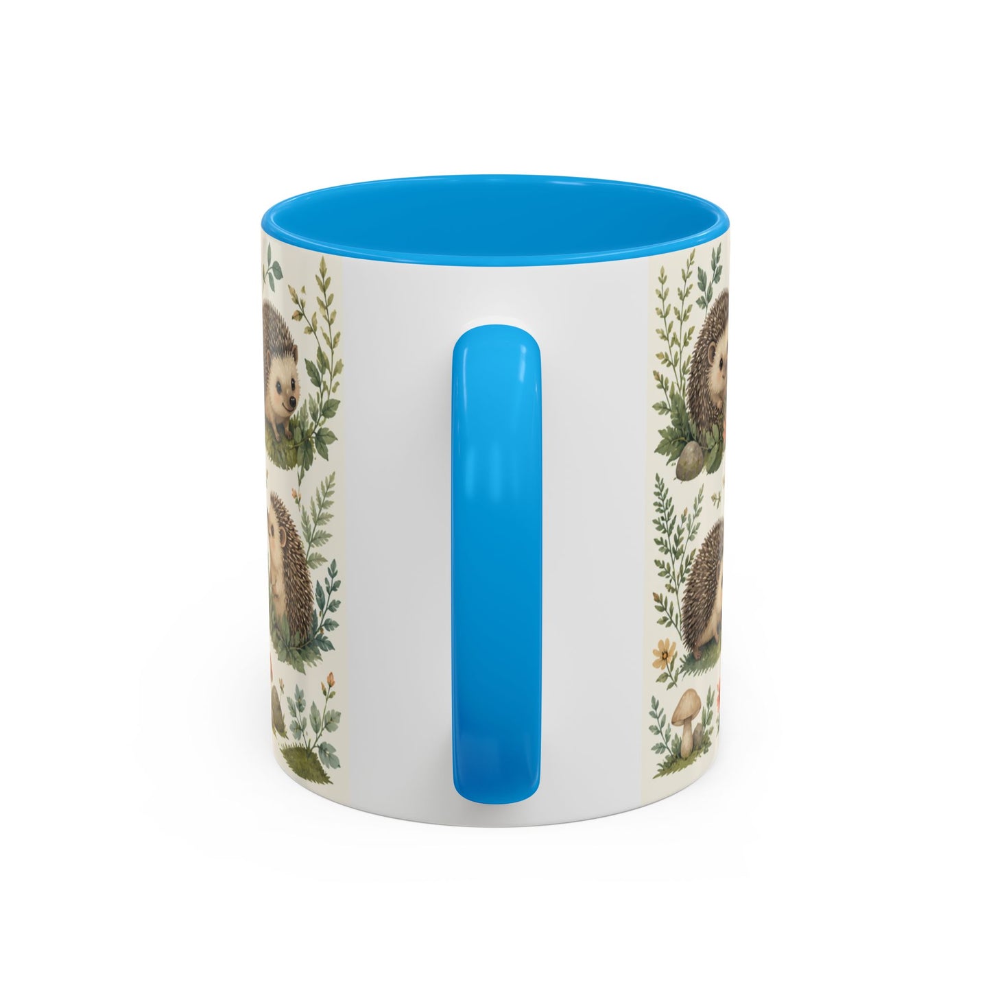Tasse Hérisson Mignon – Mug Nature et Forêt – Design Animalier Doux et Aquarelle – Céramique 325ml