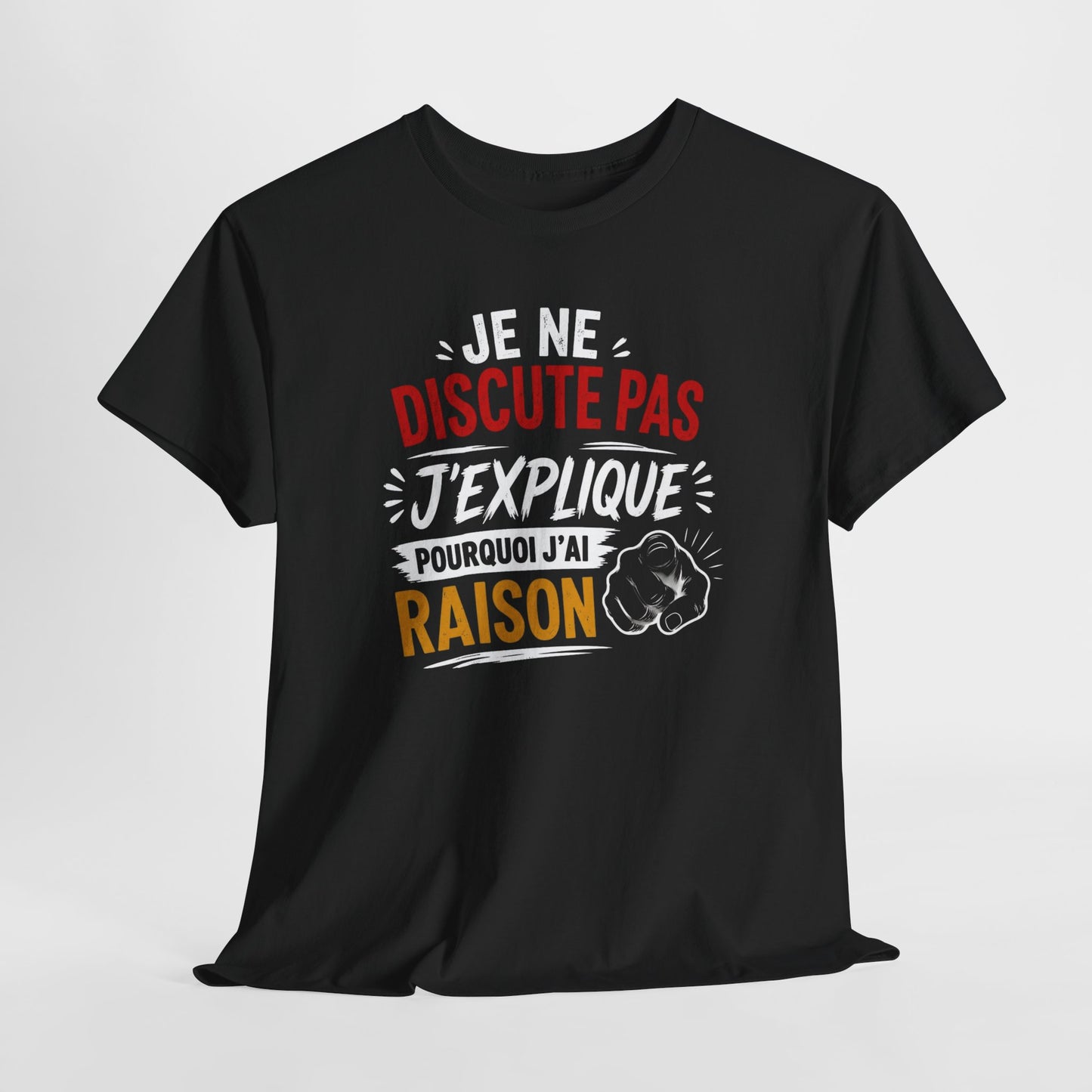Tee-Shirt Humour Homme et Femme – Citation Drôle Caractère Fort – Cadeau Original Amusant pour Collègue Ami Famille