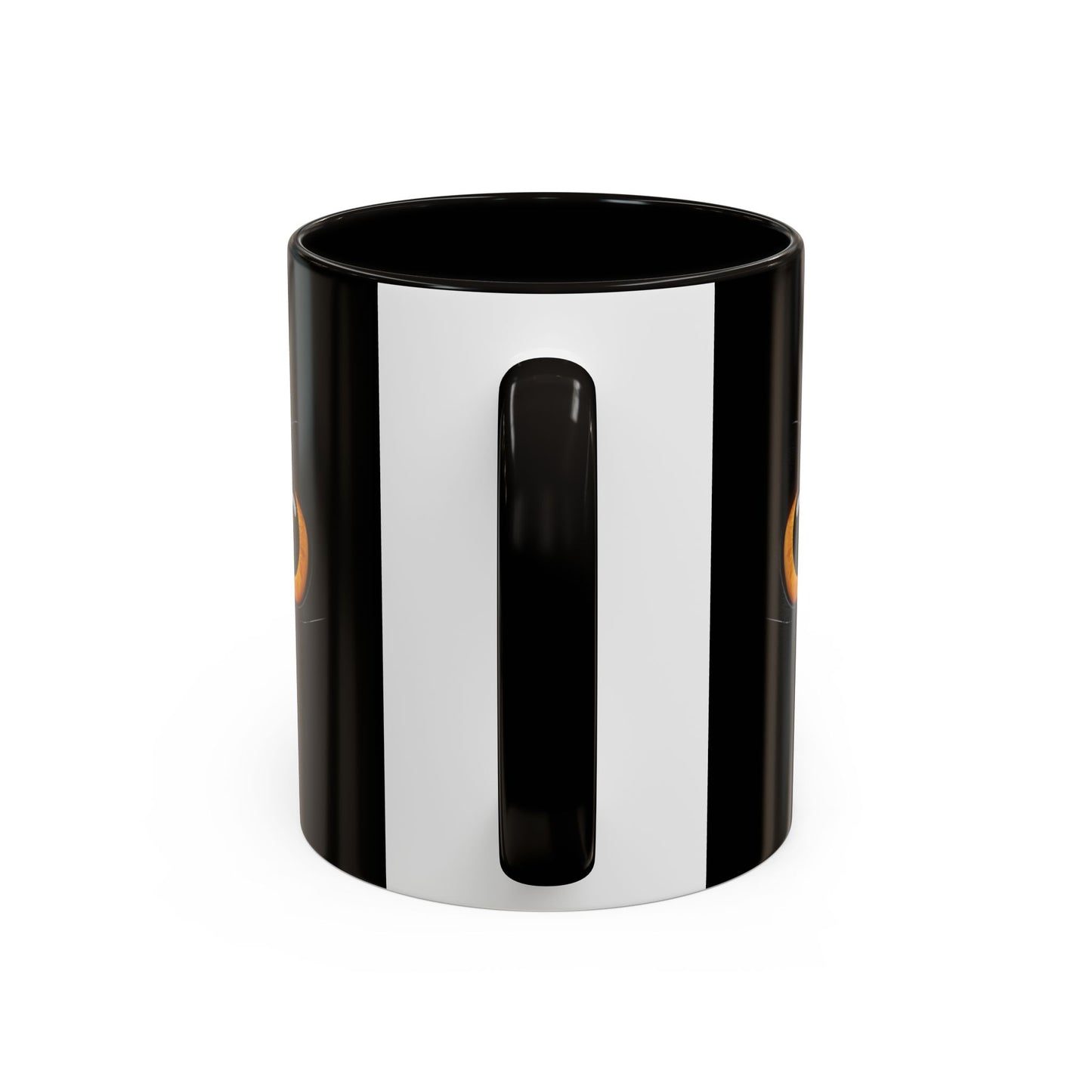 Mug Chat Noir Yeux Jaunes – Tasse Regard Mystérieux Chat – Cadeau Original Amoureux des Chats 325ml