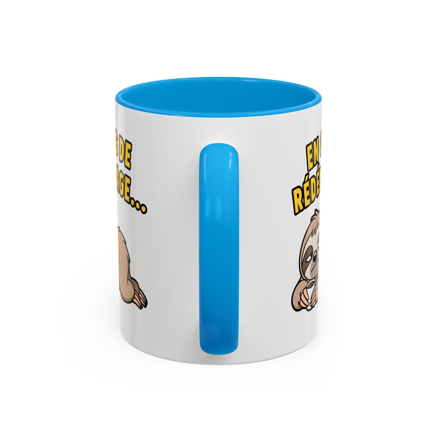 Mug Drôle En Cours de Redémarrage – Tasse Humoristique Paresseux et Café – Cadeau Humour Bureau 325ml