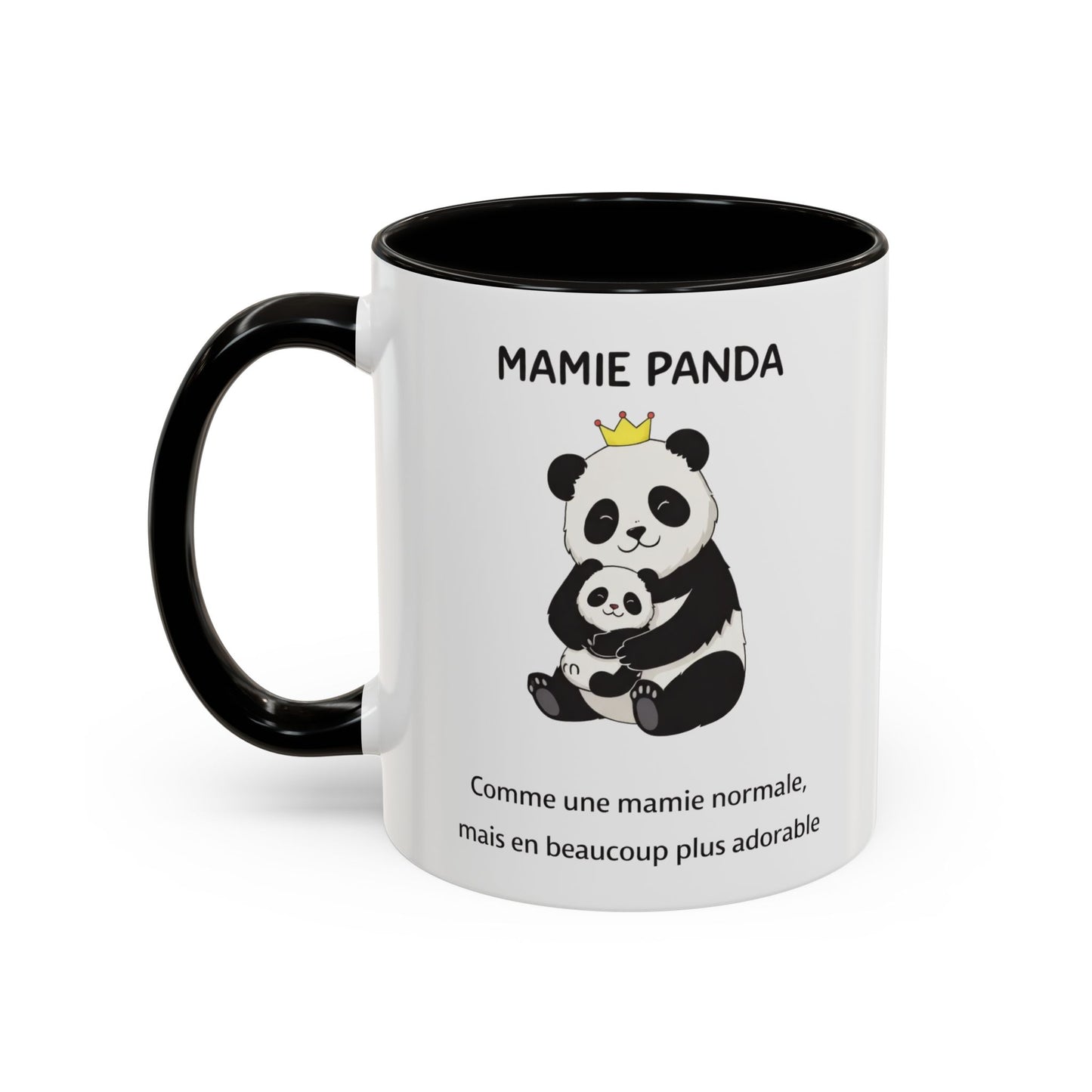 Tasse Mamie Panda 325ml – Mug Céramique Cadeau Grand-Mère Animal Mignon Famille Idée Originale