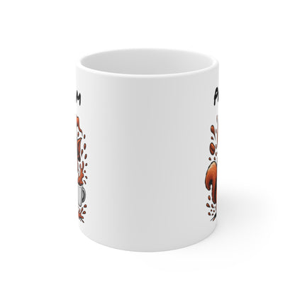 Tasse Personnalisable Écureuil Sorcière – Mug Halloween Prénom 325ml – Cadeau Fantaisie Original