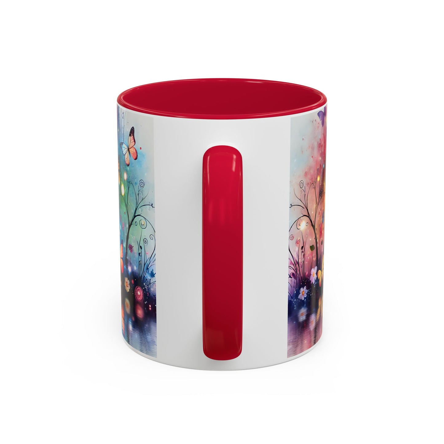 Mug Fée Féérique Papillons – Tasse Fantasy Colorée avec Univers Magique et Lumières Enchantées – Cadeau Féerie 325ml