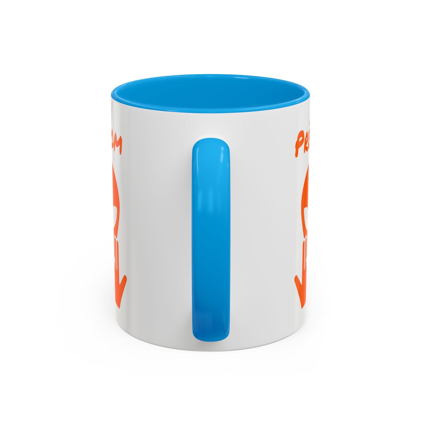 Mug Alien Personnalisé avec Prénom Tasse Humour Orange OVNI Signe Jul Cadeau Drôle et Original  Noir Bleu Rouge