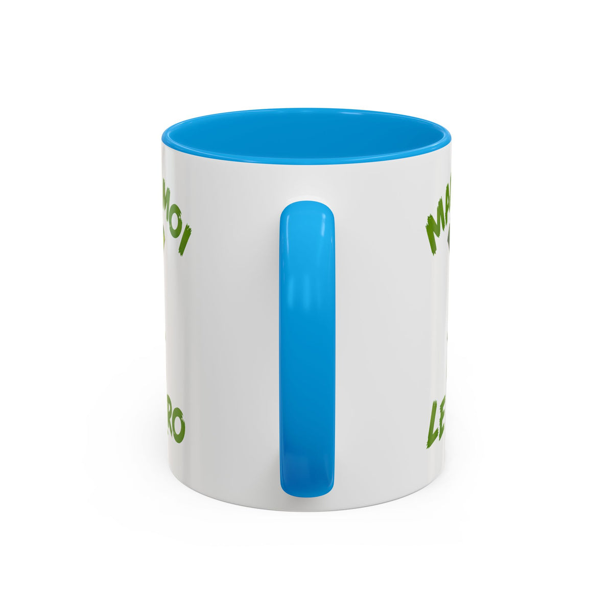 Mug Mange Moi Le Poiro – Tasse Humoristique Poireau – Design Drôle et Décalé – Idée Cadeau Originale Humour noir bleu rouge