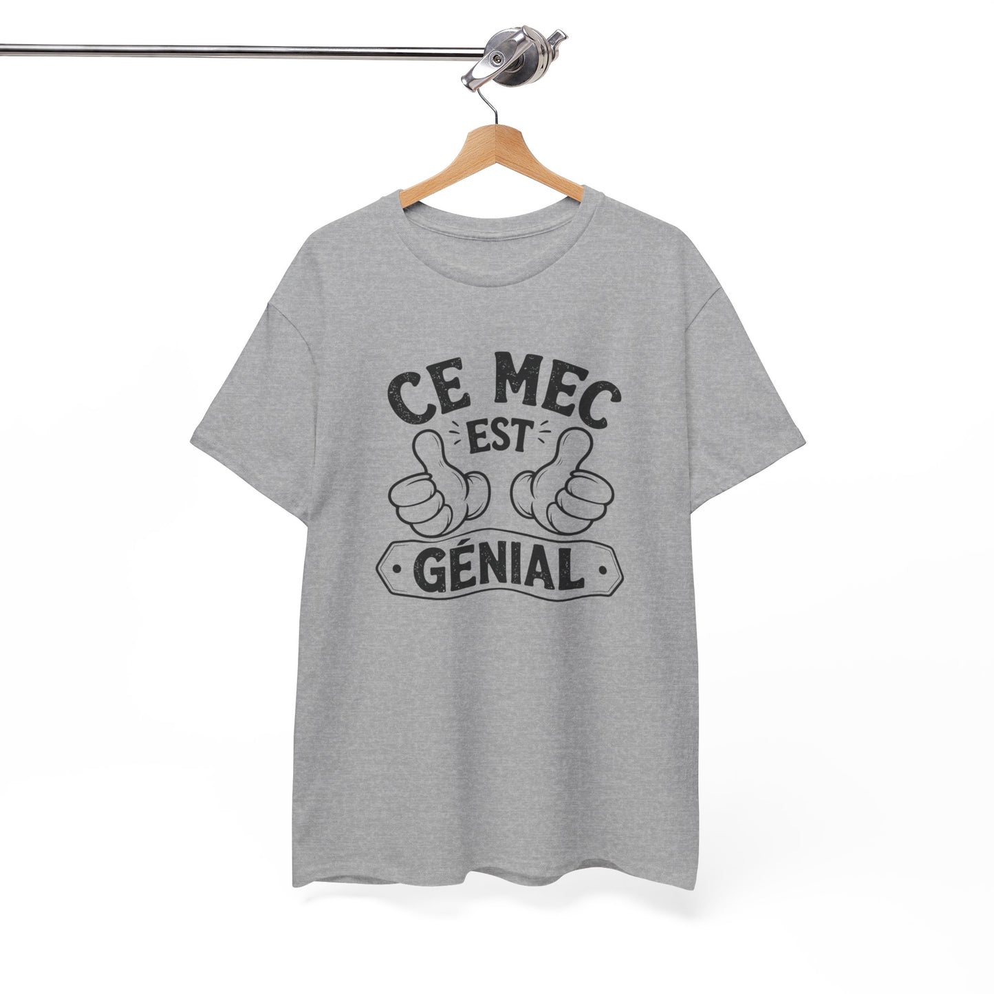 T-Shirt Ce Mec Est Génial – Cadeau Humour Homme Papa Collègue – Tee Shirt Drôle Anniversaire Fête