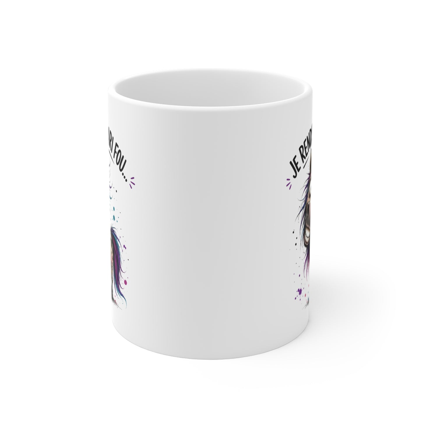 Tasse Je Rends Mon Mari Fou – Mug Humour Femme avec Cheval Rigolo – Cadeau Drôle Couple 325ml