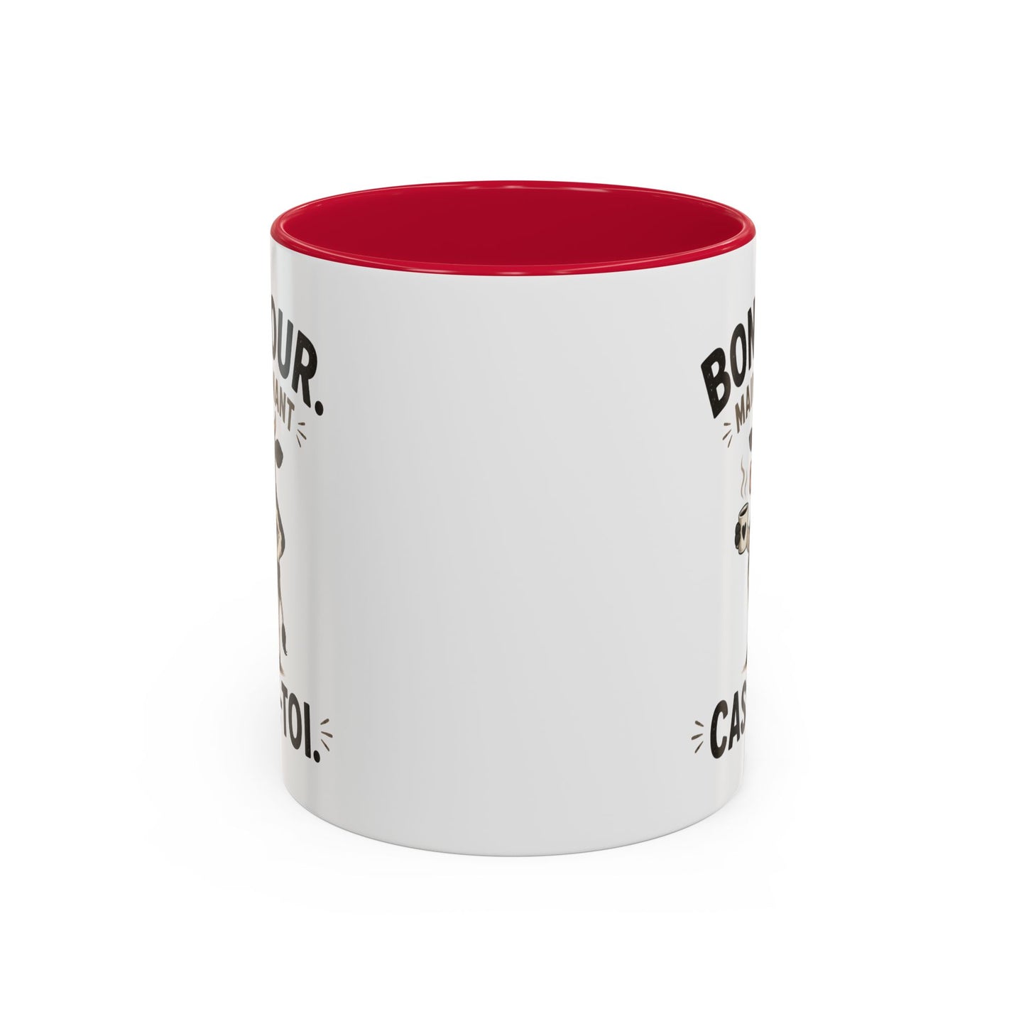 Mug Humoristique Vache Blasée – Tasse Café Sarcastique – Cadeau Original Homme et Femme, Ami ou Collègue – 325 ml Noir Bleu Rouge