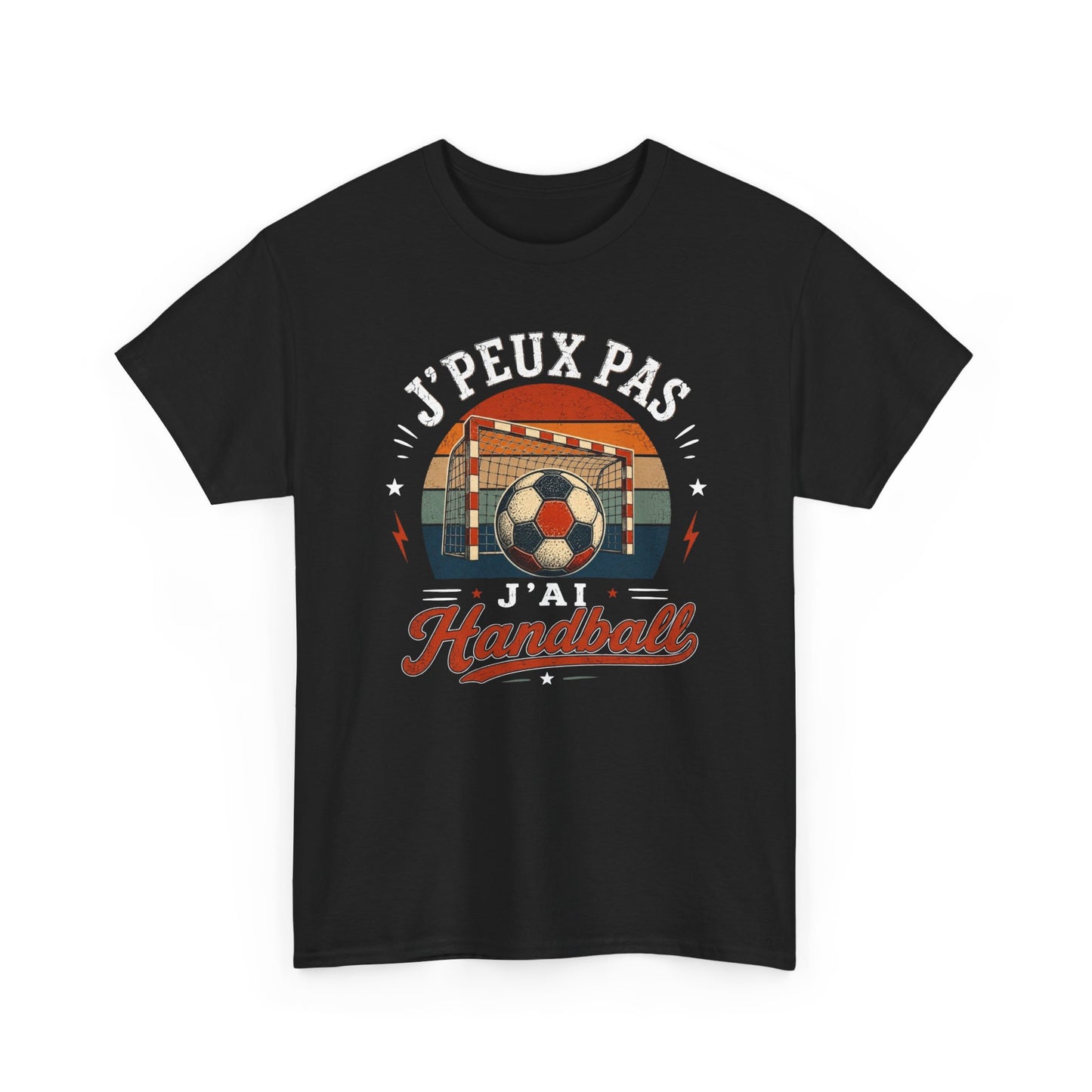 T-Shirt Handball Homme Femme – J’Peux Pas J’Ai Handball – Tee Shirt Ballon Handball Vintage Joueur Joueuse Entraînement Match Cadeau Passion Sport Collectif