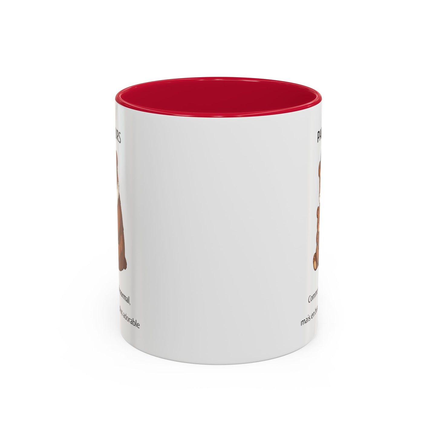 Tasse Papi Ours 325ml – Mug Céramique Cadeau Grand-Père Animal Mignon Famille Idée Originale