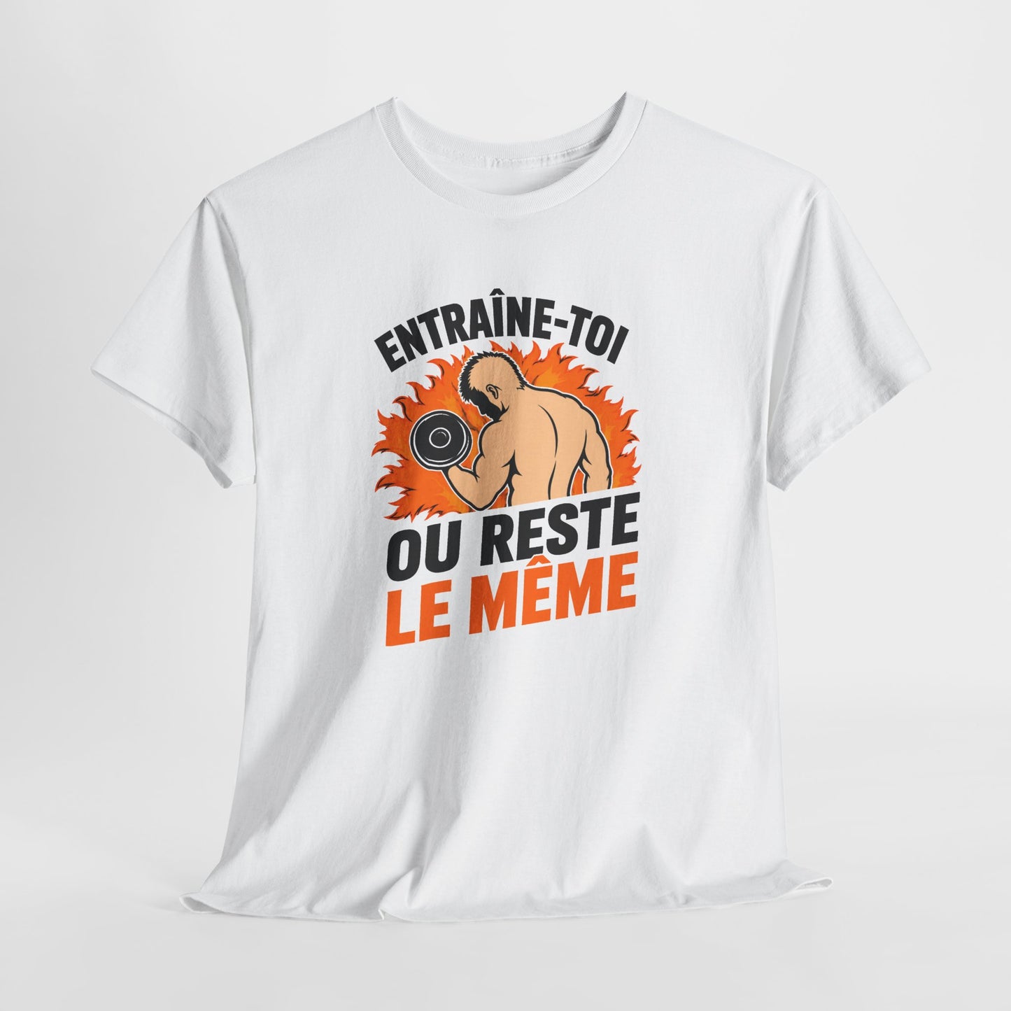 T-Shirt Homme Musculation Fitness – Entraînement Force Motivation Sport – Cadeau Muscu Homme