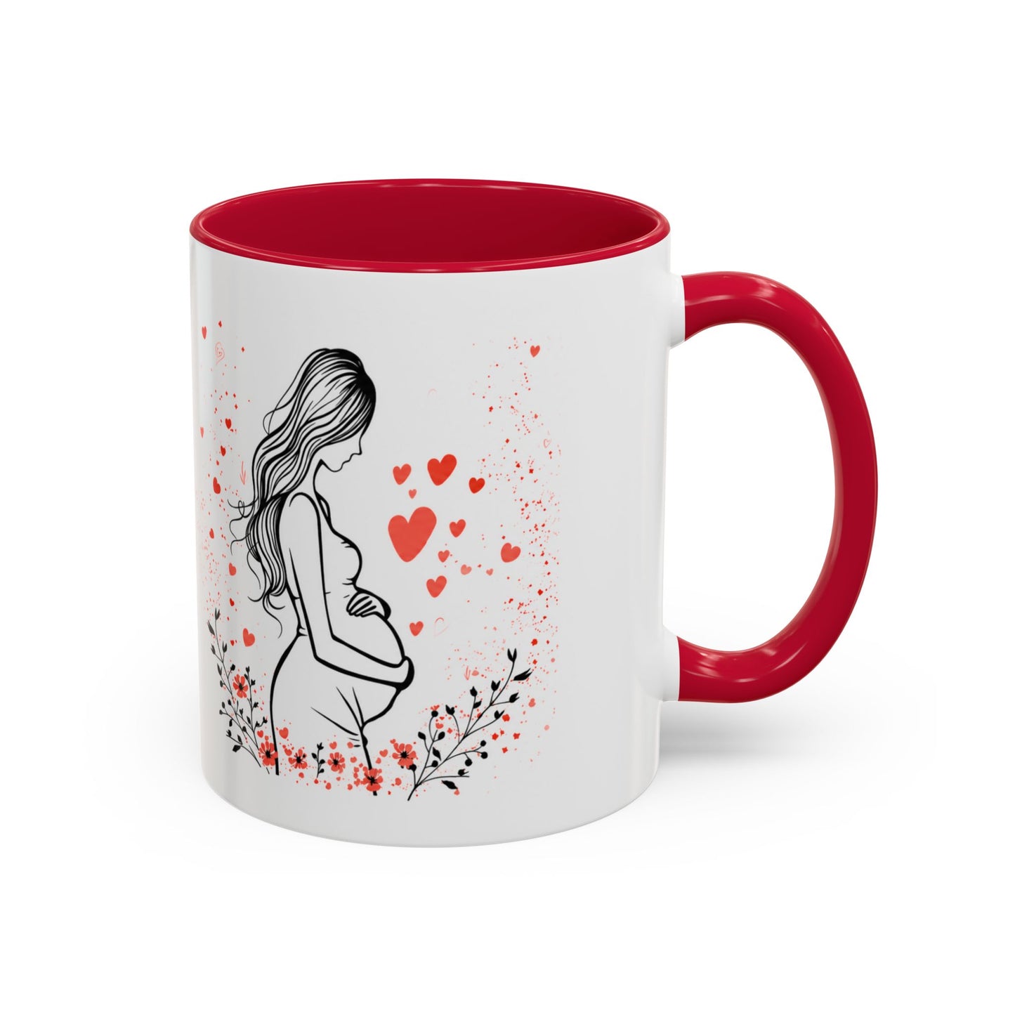Tasse Première Fête des Mères – De Tout Petits Doigts De Tout Petits Pieds – Cadeau Future Maman Grossesse 325ml