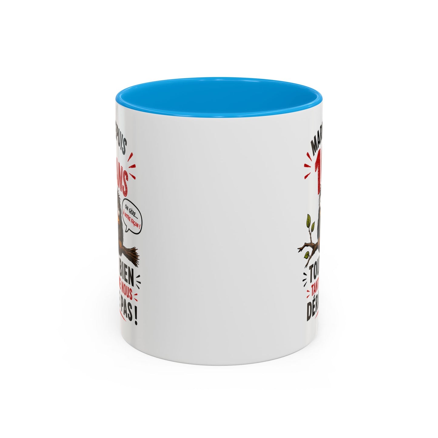 Tasse Mariés Depuis 10 Ans – Mug Humour Anniversaire de Mariage Homme Femme – Cadeau Couple 10 Ans de Mariage 325 ml