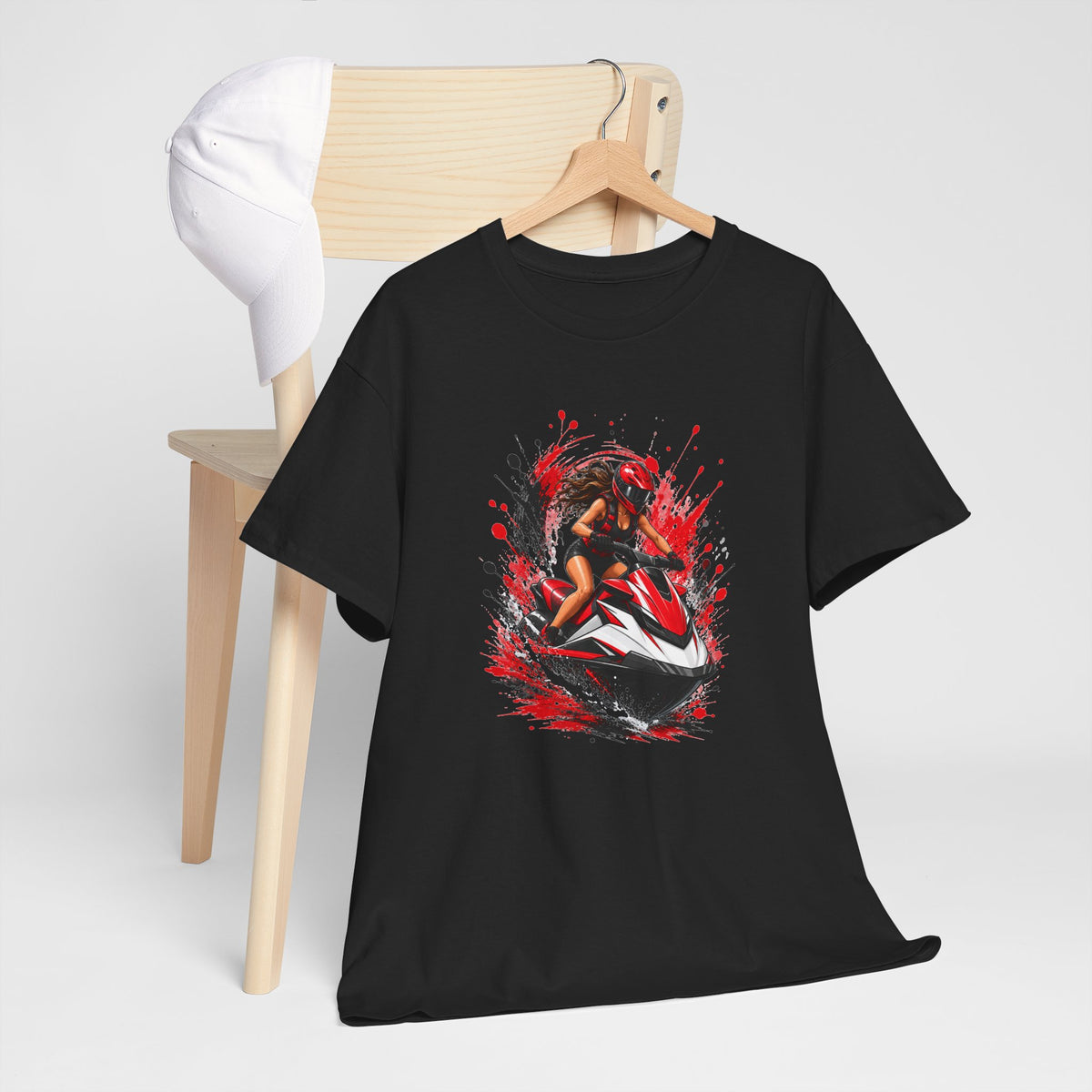 Tee Shirt Jet Ski Femme – Motarde des Mers – T-Shirt Sport Nautique Cadeau Femme