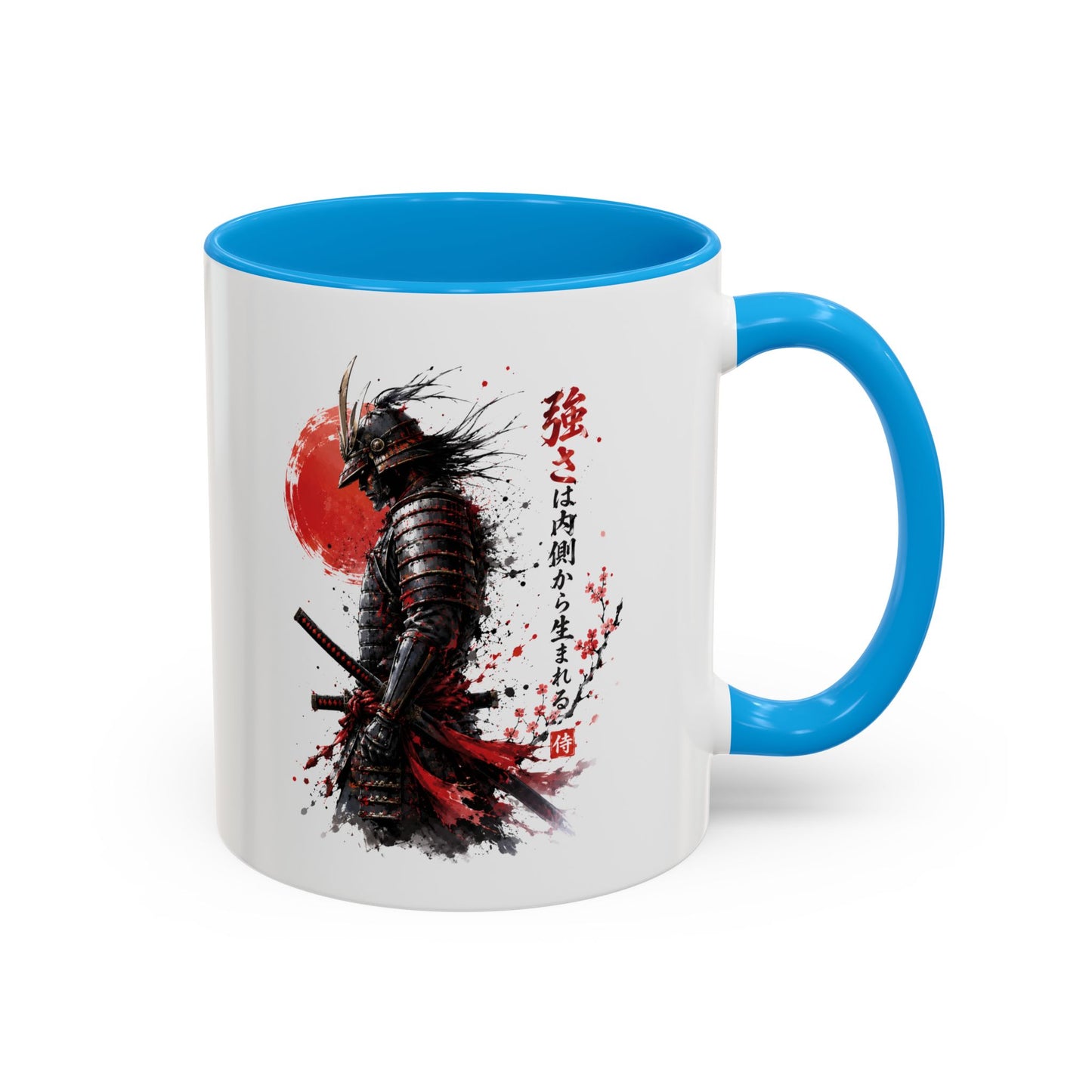 Mug Samouraï Japonais – Tasse Guerrier Katana Armure Japonaise – Cadeau Original Passion Japon Homme et Femme Noir Bleu Rouge